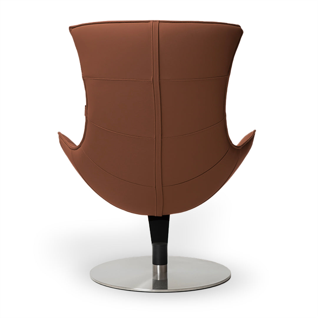 JIATAI SWIVEL Lounge Chair F-2039-Clay - Lounge Chairs - ebarza Furniture UAE | Shop Modern Furniture in Abu Dhabi & Dubai - مفروشات ايبازرا في الامارات | تسوق اثاث عصري وديكورات مميزة في دبي وابوظبي