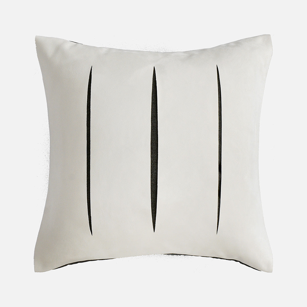 45x45cm Theo Imitation Leather Cushion - ECC060 - Cushions - ebarza Furniture UAE | Shop Modern Furniture in Abu Dhabi & Dubai - مفروشات ايبازرا في الامارات | تسوق اثاث عصري وديكورات مميزة في دبي وابوظبي