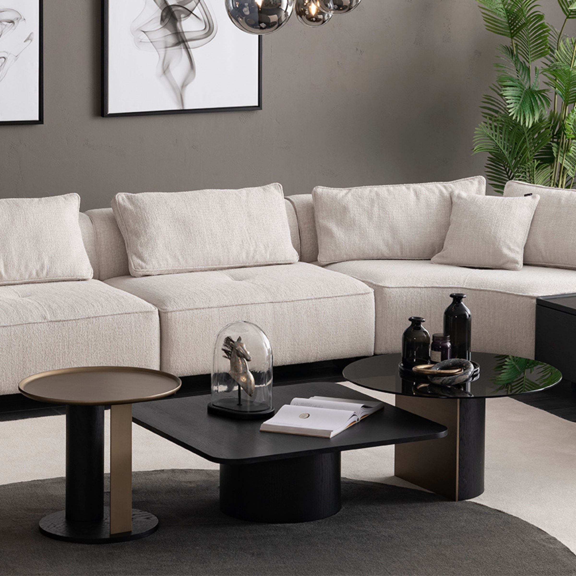 Grande Side Table ORXGRND-ST55 - Side Tables - ebarza Furniture UAE | Shop Modern Furniture in Abu Dhabi & Dubai - مفروشات ايبازرا في الامارات | تسوق اثاث عصري وديكورات مميزة في دبي وابوظبي