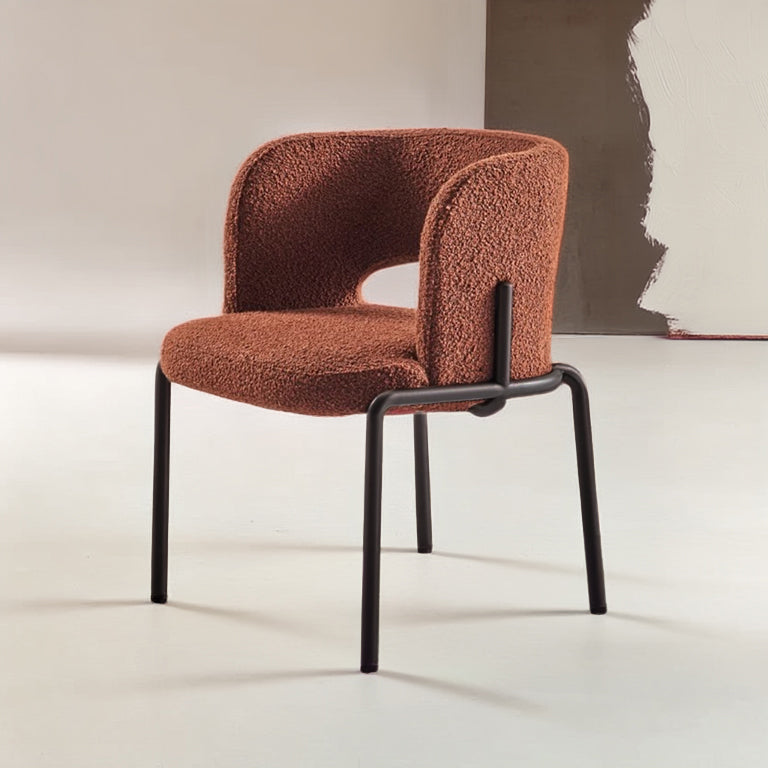 Dining Chair Steel Frame SS Gun Black Brush Leg DC022A - Chairs - ebarza Furniture UAE | Shop Modern Furniture in Abu Dhabi & Dubai - مفروشات ايبازرا في الامارات | تسوق اثاث عصري وديكورات مميزة في دبي وابوظبي