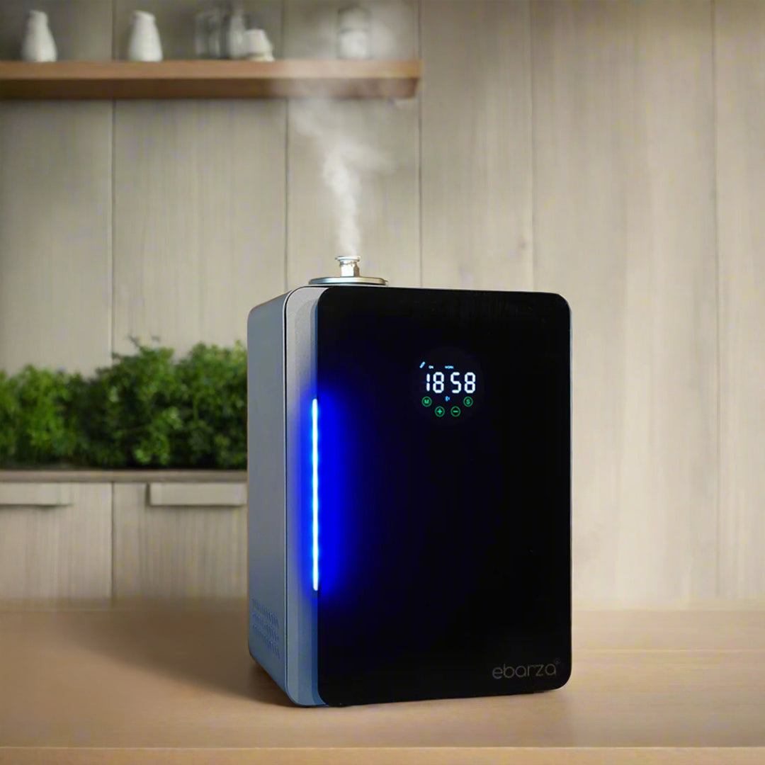 Aroma Diffuser Machine 3000m³ + FREE Bambo Essential Oil + FREE Oils Sample box 14 pcs - Smart Diffusers - ebarza Furniture UAE | Shop Modern Furniture in Abu Dhabi & Dubai - مفروشات ايبازرا في الامارات | تسوق اثاث عصري وديكورات مميزة في دبي وابوظبي
