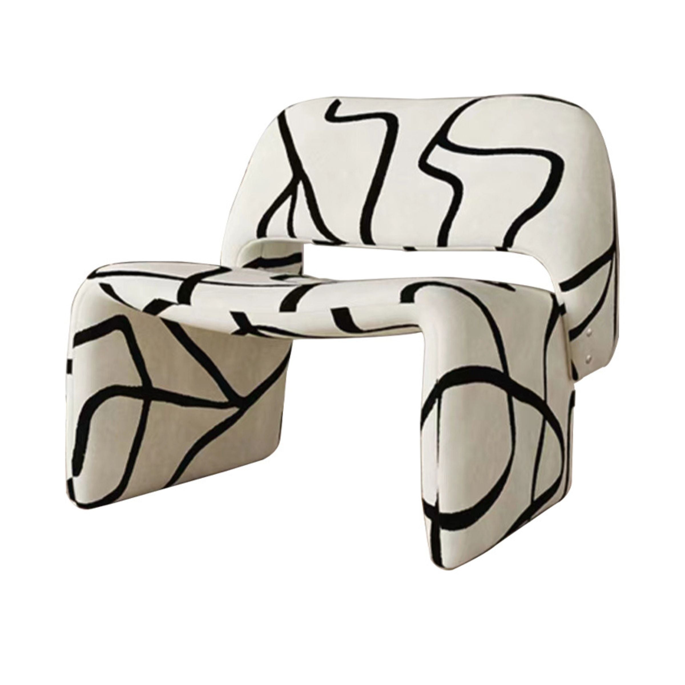 Cruella Lounge Chair MLL-A71 - Lounge Chairs - ebarza Furniture UAE | Shop Modern Furniture in Abu Dhabi & Dubai - مفروشات ايبازرا في الامارات | تسوق اثاث عصري وديكورات مميزة في دبي وابوظبي