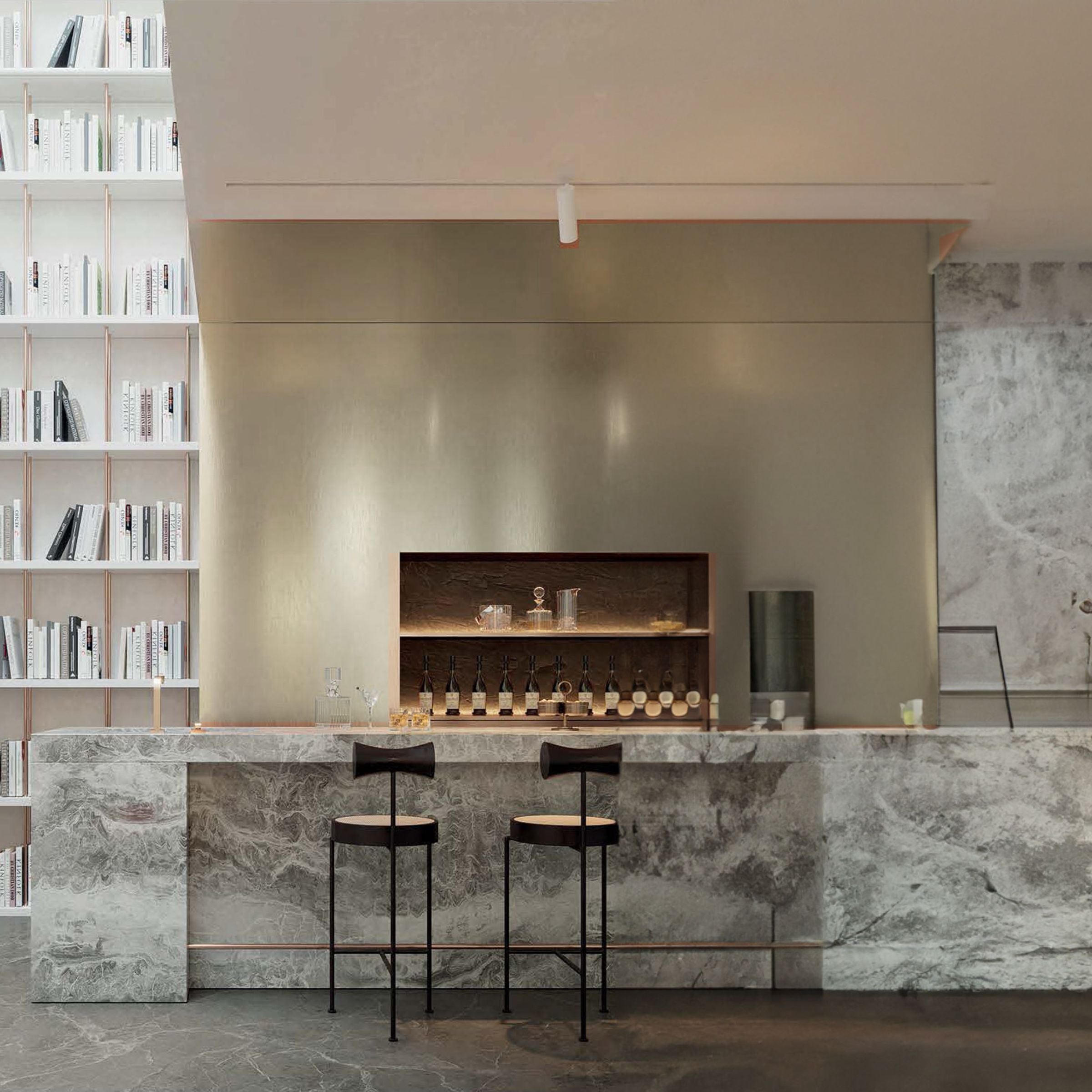 300*120 cm WPC DECORATION PANEL Gold-brushed Wall PANEL GH94 - Wall Panels - ebarza Furniture UAE | Shop Modern Furniture in Abu Dhabi & Dubai - مفروشات ايبازرا في الامارات | تسوق اثاث عصري وديكورات مميزة في دبي وابوظبي