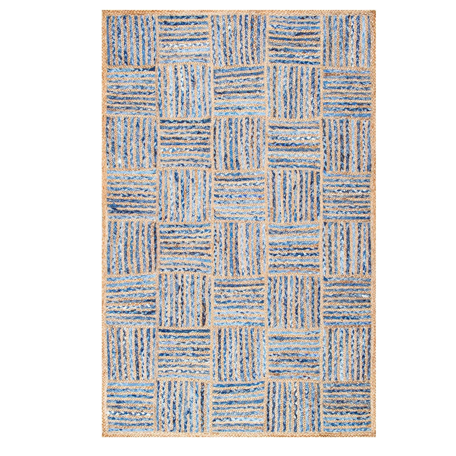 300X200 Cm Braided Handmade Jute Rug Jh-2346-Xl - Rugs - ebarza Furniture UAE | Shop Modern Furniture in Abu Dhabi & Dubai - مفروشات ايبازرا في الامارات | تسوق اثاث عصري وديكورات مميزة في دبي وابوظبي