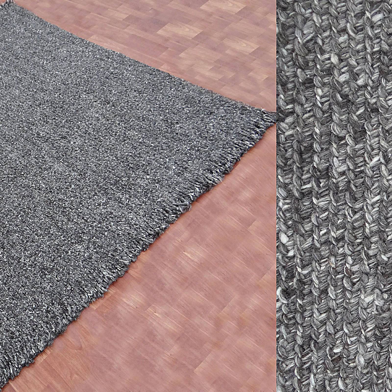 300X200 Cm Braided Handmade Jute Rug Jh-2348-Xl - Rugs - ebarza Furniture UAE | Shop Modern Furniture in Abu Dhabi & Dubai - مفروشات ايبازرا في الامارات | تسوق اثاث عصري وديكورات مميزة في دبي وابوظبي