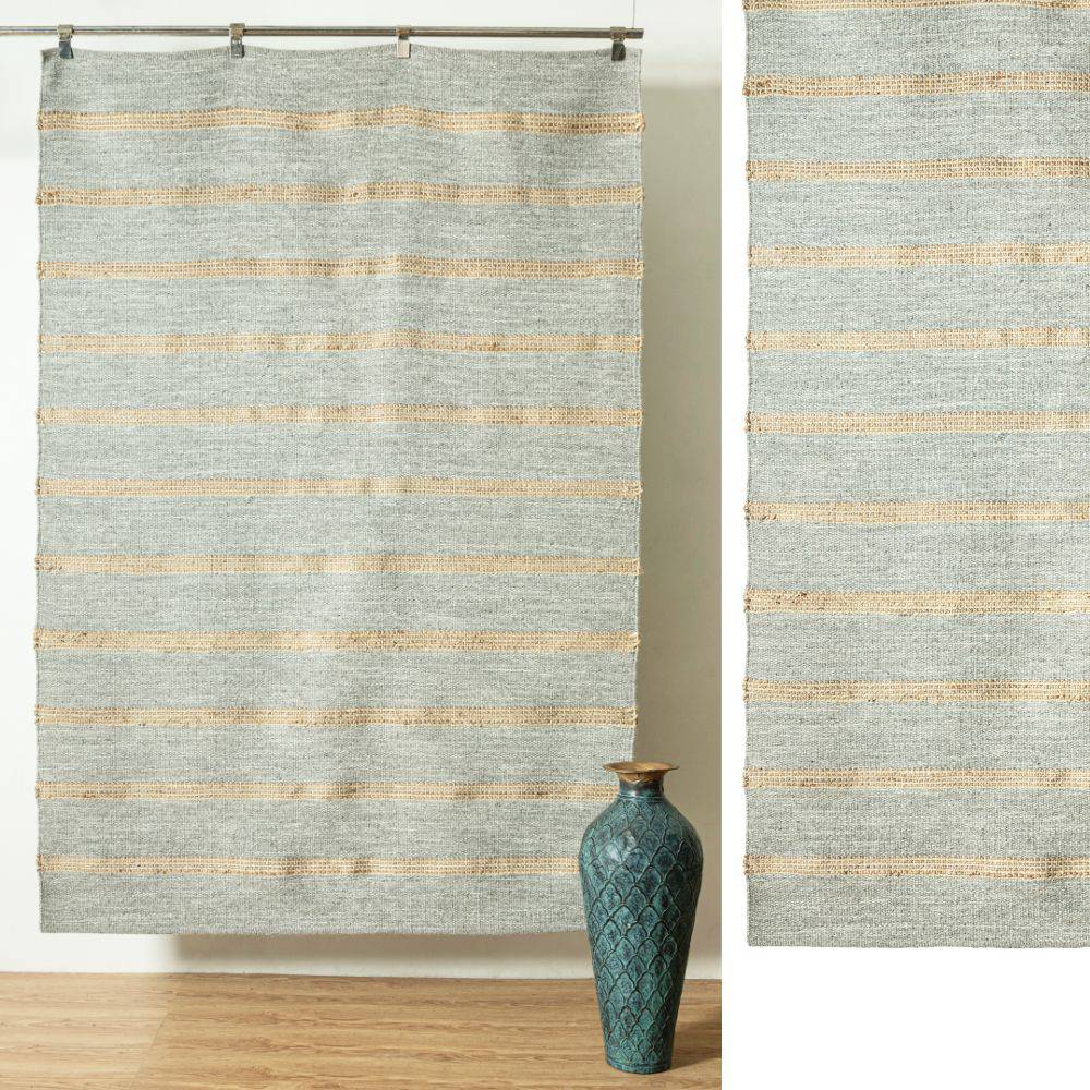 300X200 Cm Hand Woven Wool Rug Oxtend-Otd-06-Xl - Rugs - ebarza Furniture UAE | Shop Modern Furniture in Abu Dhabi & Dubai - مفروشات ايبازرا في الامارات | تسوق اثاث عصري وديكورات مميزة في دبي وابوظبي