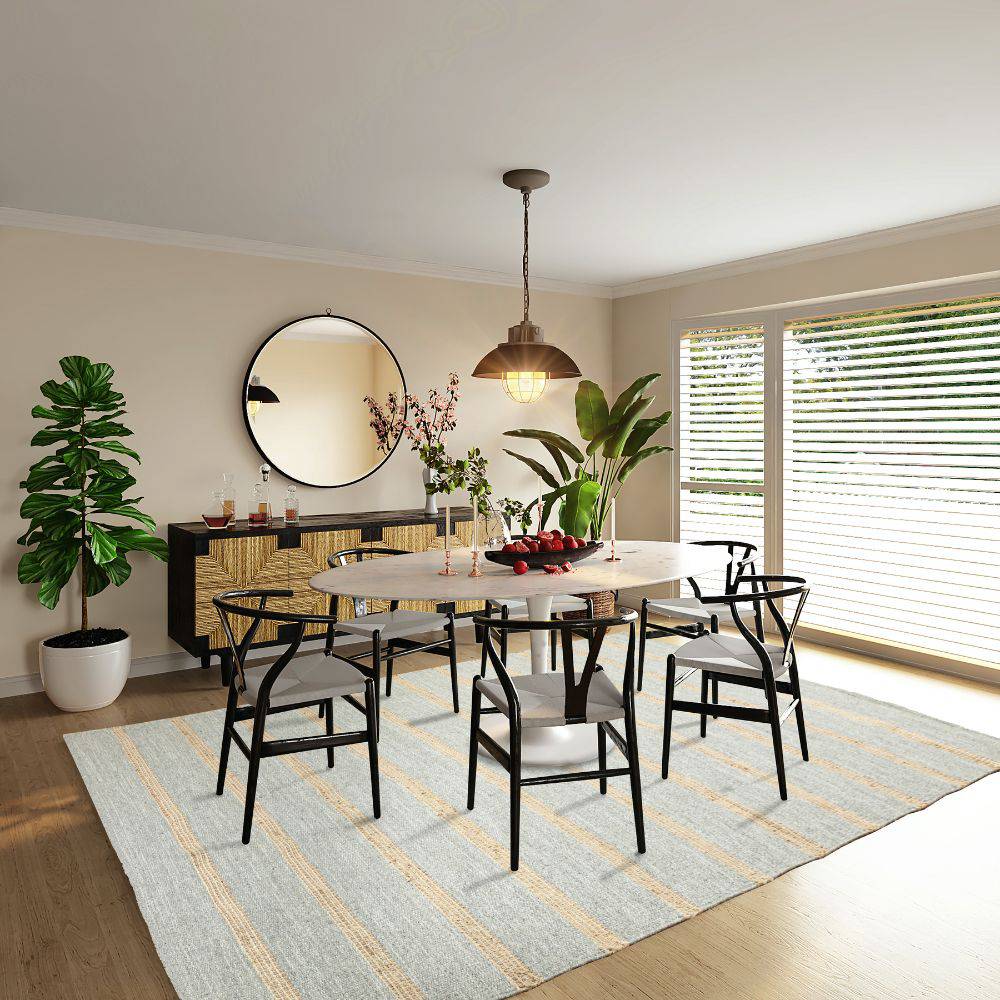 300X200 Cm Hand Woven Wool Rug Oxtend-Otd-06-Xl - Rugs - ebarza Furniture UAE | Shop Modern Furniture in Abu Dhabi & Dubai - مفروشات ايبازرا في الامارات | تسوق اثاث عصري وديكورات مميزة في دبي وابوظبي