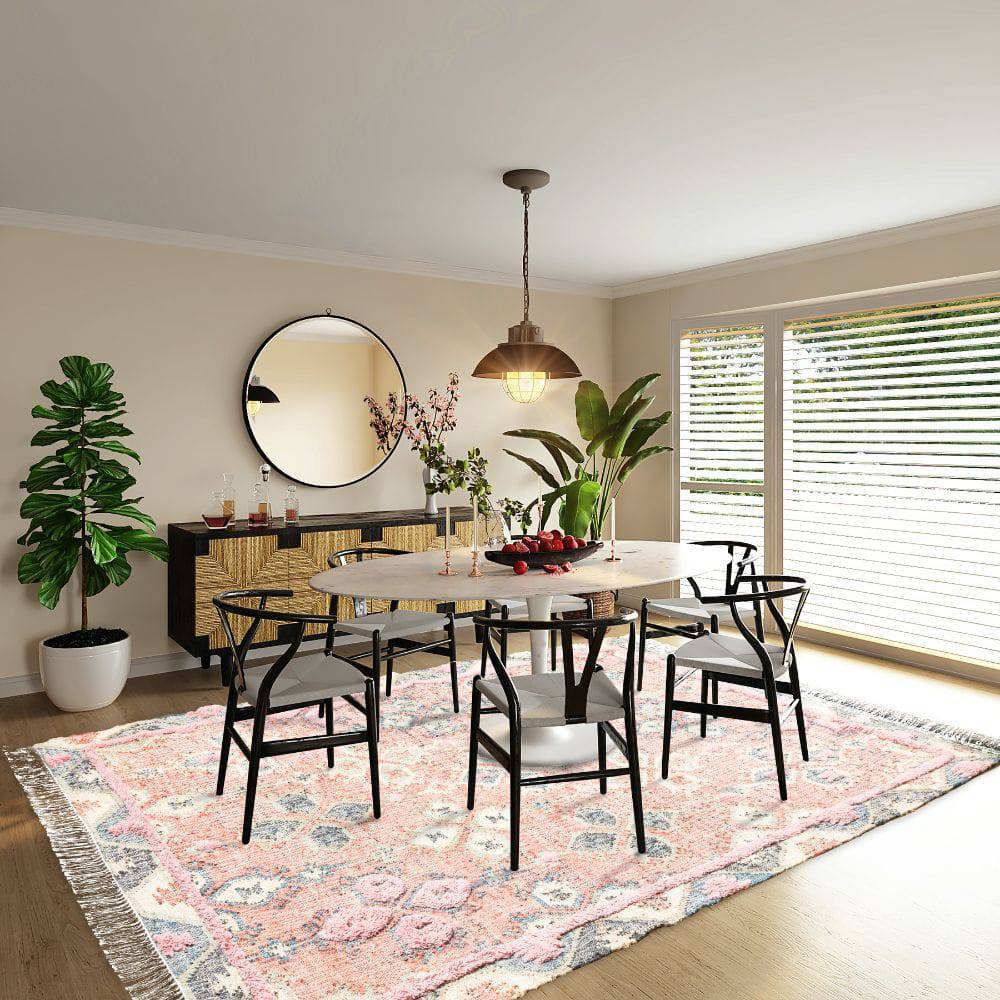 300X200 Cm Handmade Wool Rug Bettino-Bto-42-Orange-Xl - Rugs - ebarza Furniture UAE | Shop Modern Furniture in Abu Dhabi & Dubai - مفروشات ايبازرا في الامارات | تسوق اثاث عصري وديكورات مميزة في دبي وابوظبي