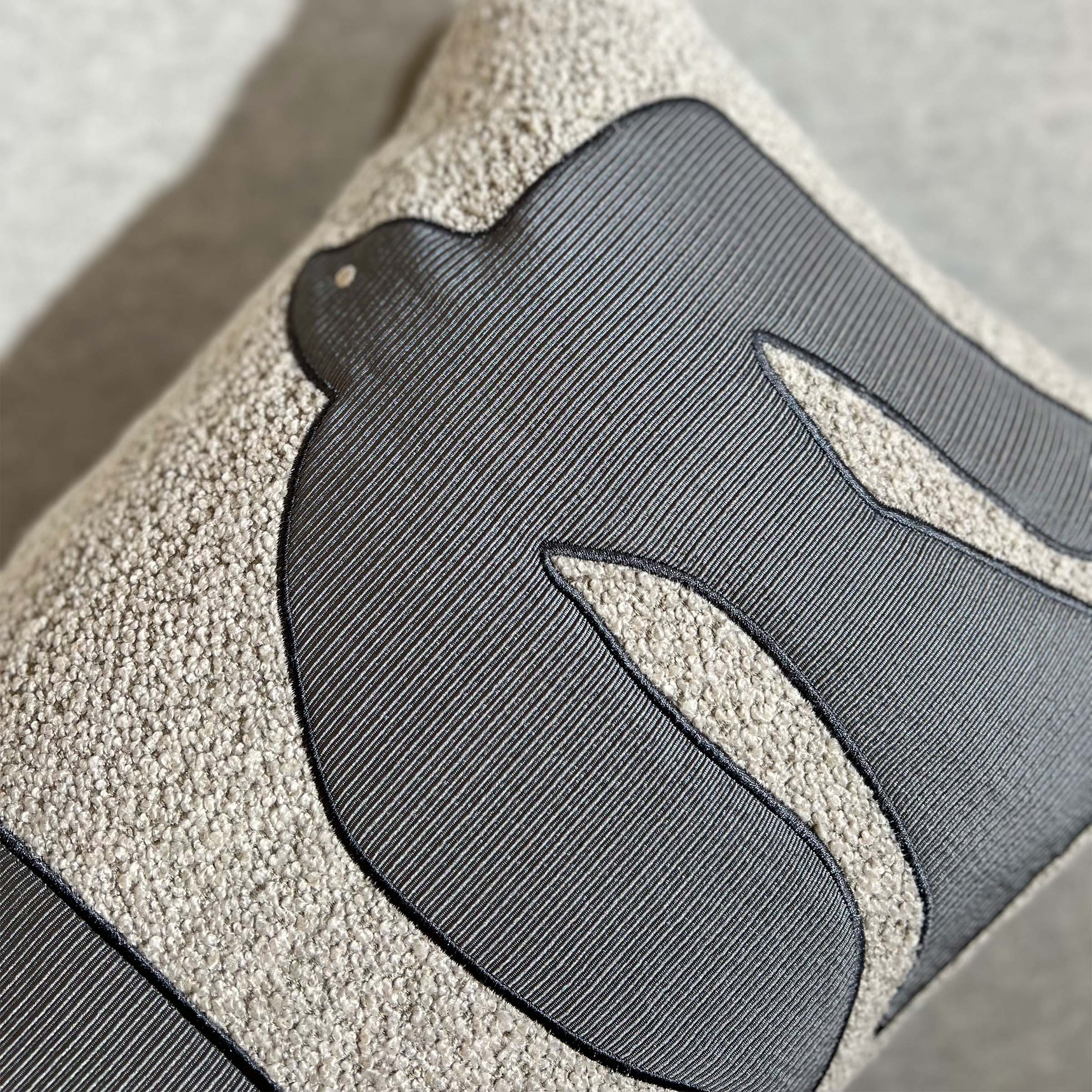 30*60 Chastain Embroidery Cushion - ECC085 - Cushions - ebarza Furniture UAE | Shop Modern Furniture in Abu Dhabi & Dubai - مفروشات ايبازرا في الامارات | تسوق اثاث عصري وديكورات مميزة في دبي وابوظبي