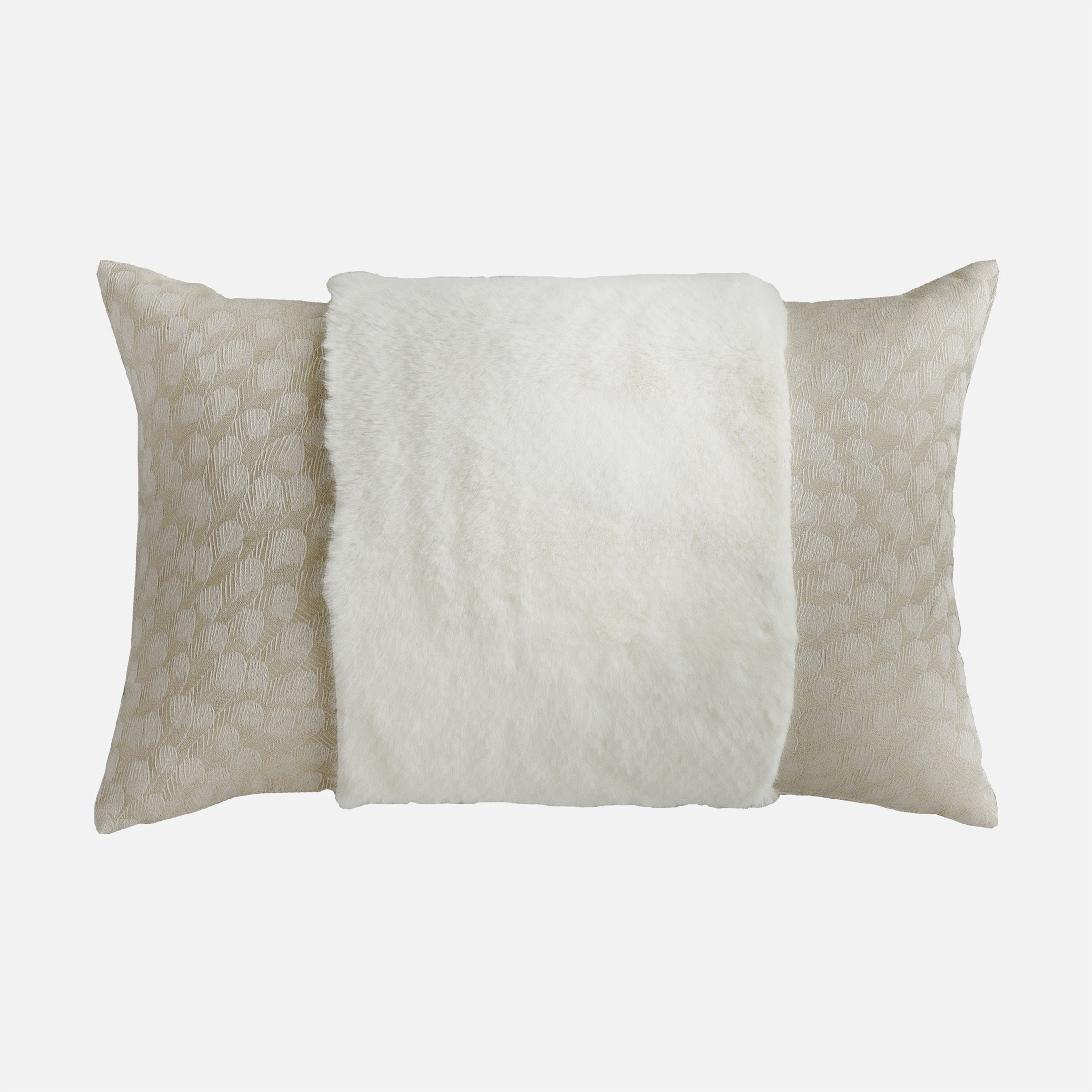 30*60 Luna Spliced Cushion - ECC072 - Cushions - ebarza Furniture UAE | Shop Modern Furniture in Abu Dhabi & Dubai - مفروشات ايبازرا في الامارات | تسوق اثاث عصري وديكورات مميزة في دبي وابوظبي