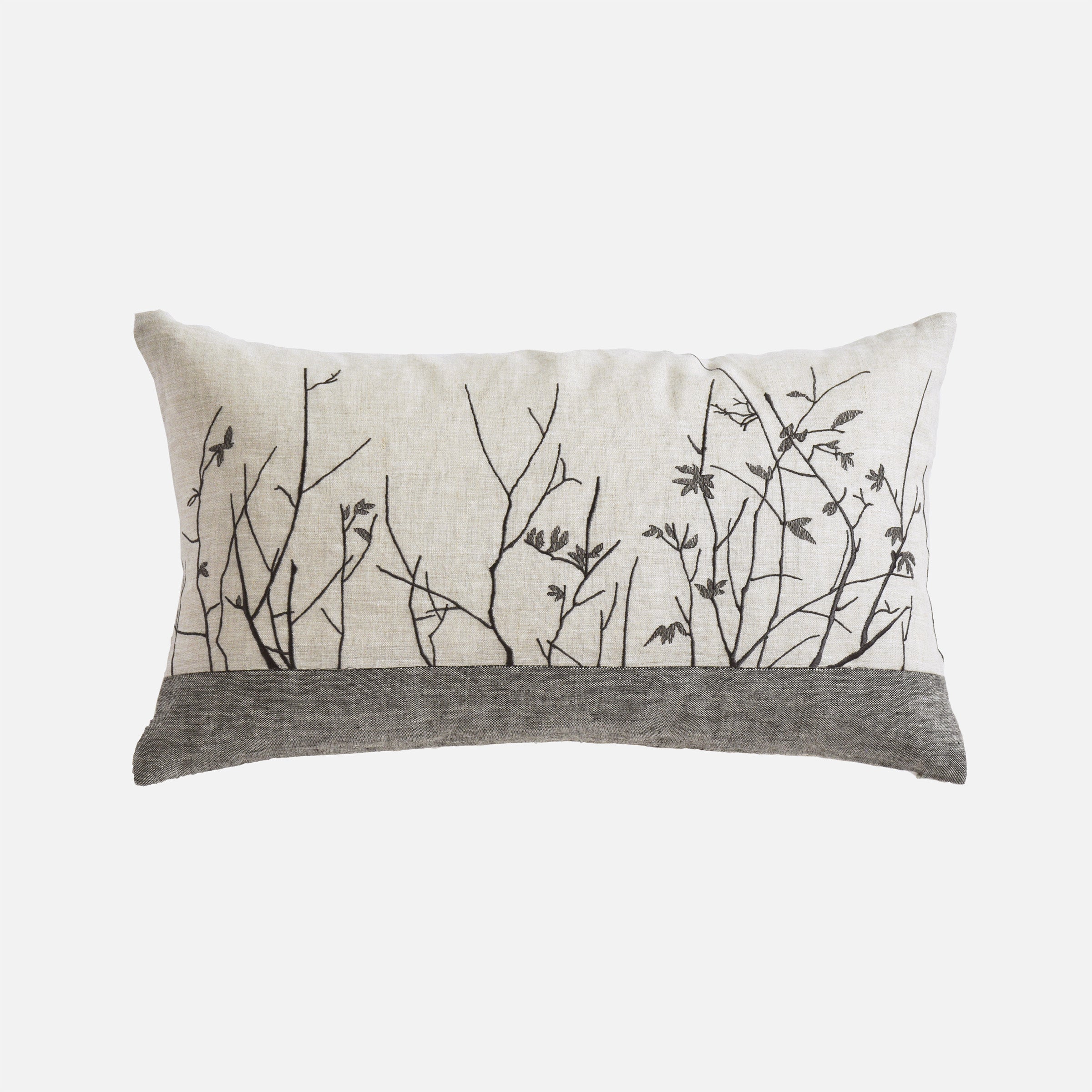 30*60 Yaji Embroidery Cushion - ECC086 - Cushions - ebarza Furniture UAE | Shop Modern Furniture in Abu Dhabi & Dubai - مفروشات ايبازرا في الامارات | تسوق اثاث عصري وديكورات مميزة في دبي وابوظبي