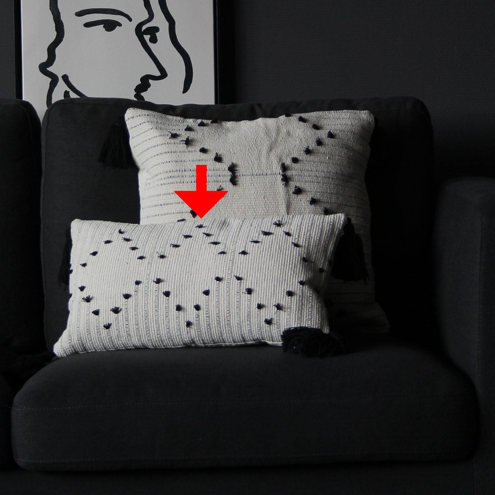 30X50 Cm Cushion Cover 190402-051 - Cushions - ebarza Furniture UAE | Shop Modern Furniture in Abu Dhabi & Dubai - مفروشات ايبازرا في الامارات | تسوق اثاث عصري وديكورات مميزة في دبي وابوظبي