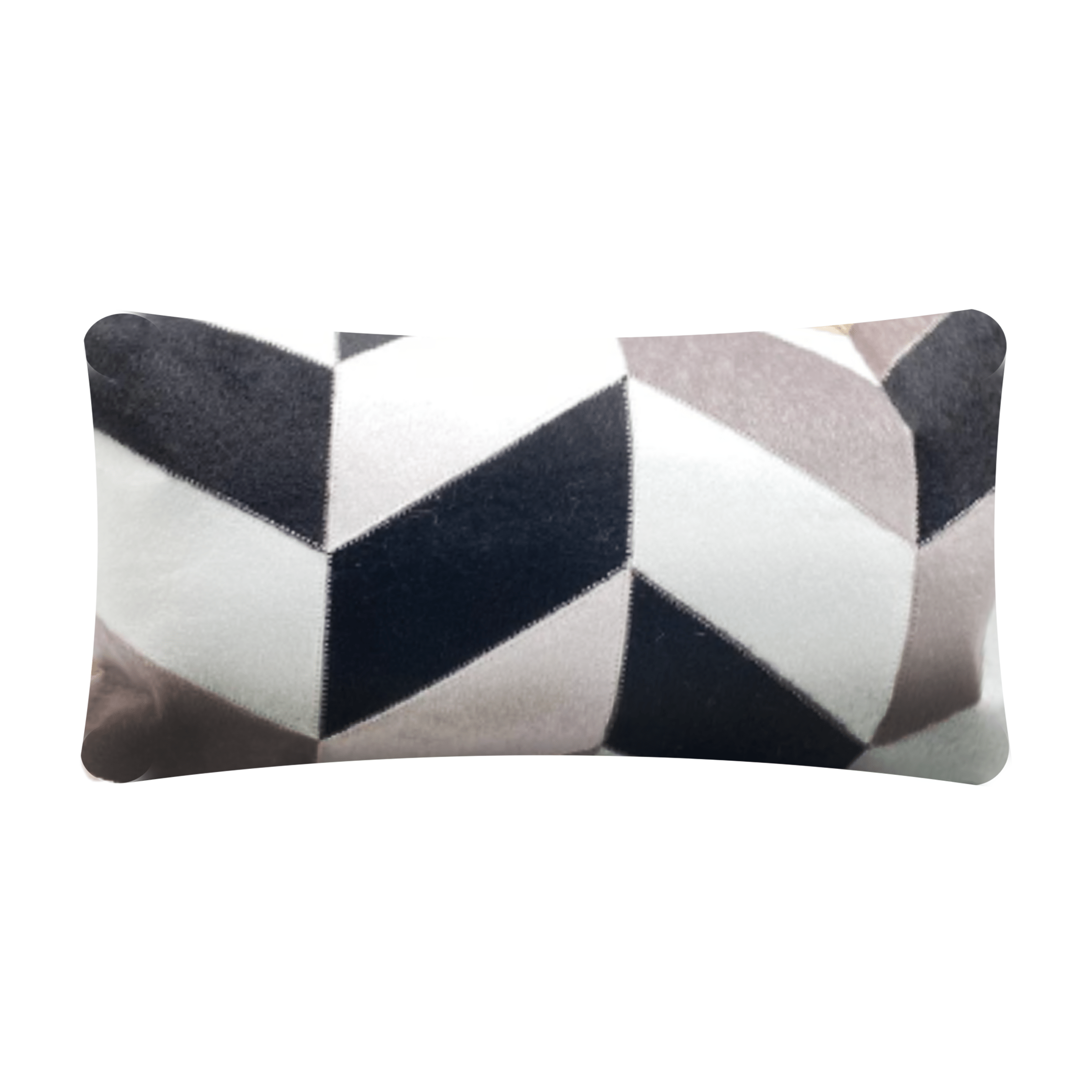 30X60 Cm Horsehair Cushion Cover 191006-001-2-Grey - Cushions - ebarza Furniture UAE | Shop Modern Furniture in Abu Dhabi & Dubai - مفروشات ايبازرا في الامارات | تسوق اثاث عصري وديكورات مميزة في دبي وابوظبي