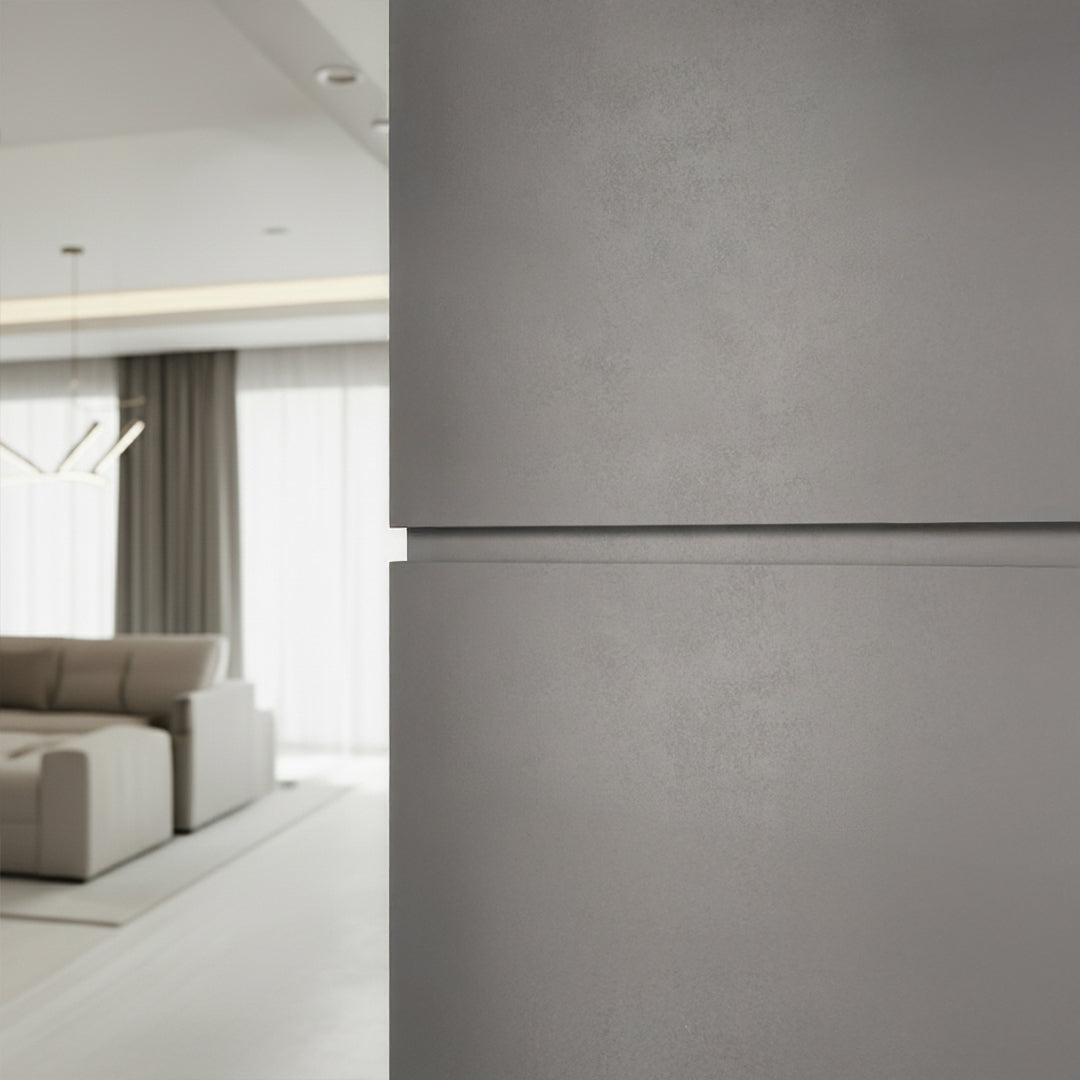 320H-ALUMINUM PROFILE- ADJUSTABLE U-PROFILE COLOUR : Dark Cement BP-102Y - wall-panels-profiles - ebarza Furniture UAE | Shop Modern Furniture in Abu Dhabi & Dubai - مفروشات ايبازرا في الامارات | تسوق اثاث عصري وديكورات مميزة في دبي وابوظبي