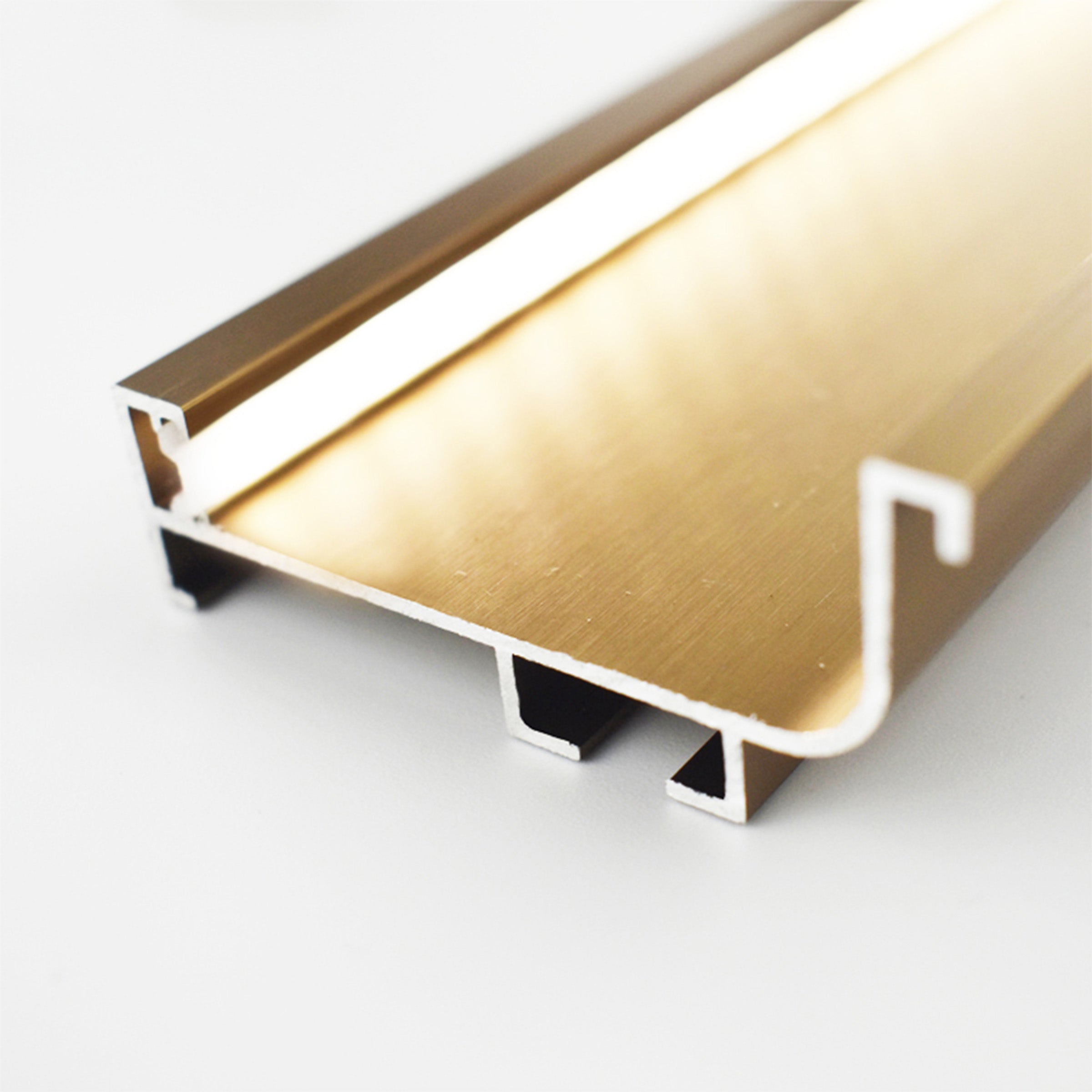 330cm Length (6cm) L shape Alu Handle (Without LED light) Profile Black-CH4-AL052 - PR0063 - wall-panels-profiles - ebarza Furniture UAE | Shop Modern Furniture in Abu Dhabi & Dubai - مفروشات ايبازرا في الامارات | تسوق اثاث عصري وديكورات مميزة في دبي وابوظبي