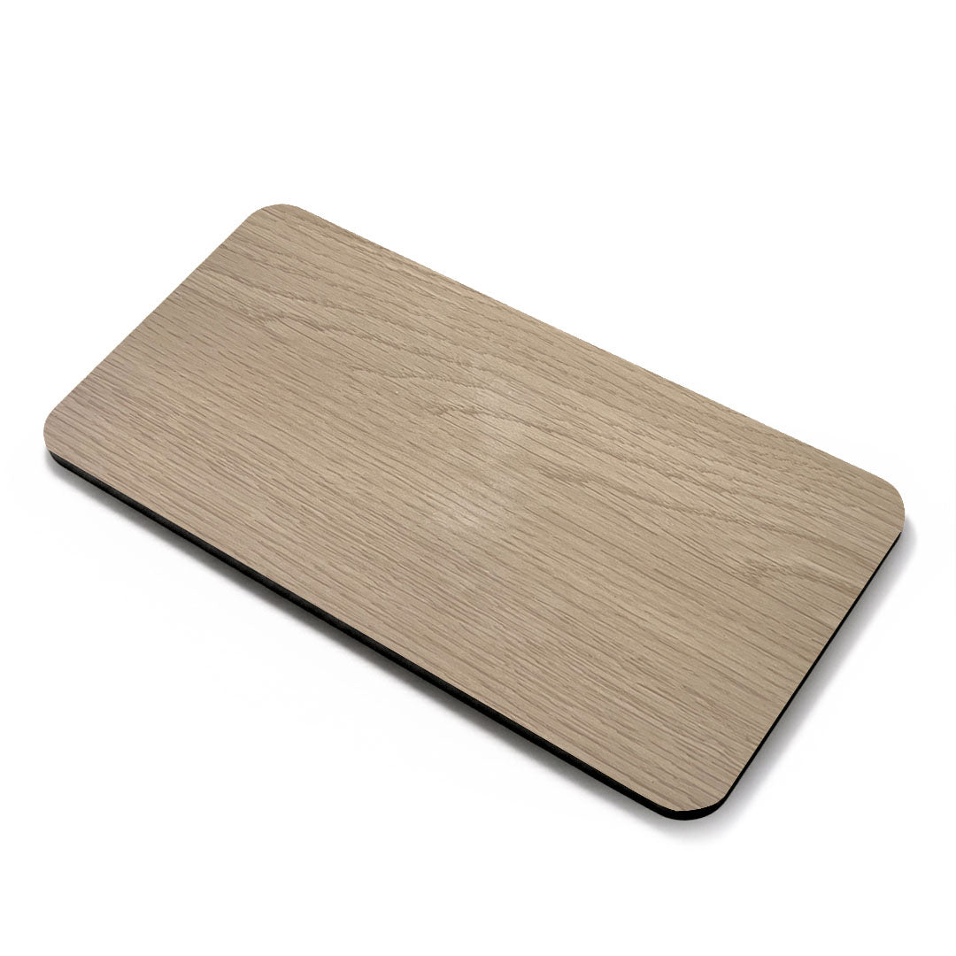 350*24 cm WPC SLAT MULTIPURPOSE DECORATION American Oak PANEL 4 SIDE WRAPPED COLOUR :H199 N A Oak Y