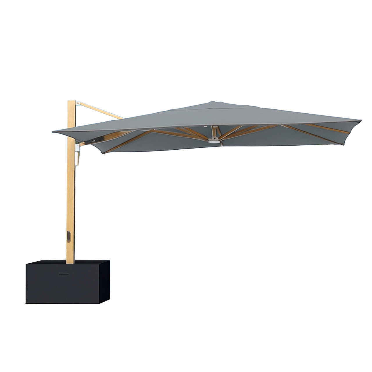 Opal Cantilever Umbrella With Base DC-LUP-117 / DC-BC-136 - Outdoor Umbrellas - ebarza Furniture UAE | Shop Modern Furniture in Abu Dhabi & Dubai - مفروشات ايبازرا في الامارات | تسوق اثاث عصري وديكورات مميزة في دبي وابوظبي
