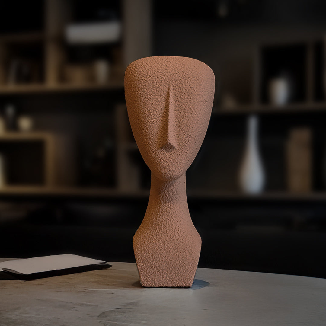 Table SCULPTURE - HTD-CML15009-1-Clay - Home Decor Figurines - ebarza Furniture UAE | Shop Modern Furniture in Abu Dhabi & Dubai - مفروشات ايبازرا في الامارات | تسوق اثاث عصري وديكورات مميزة في دبي وابوظبي