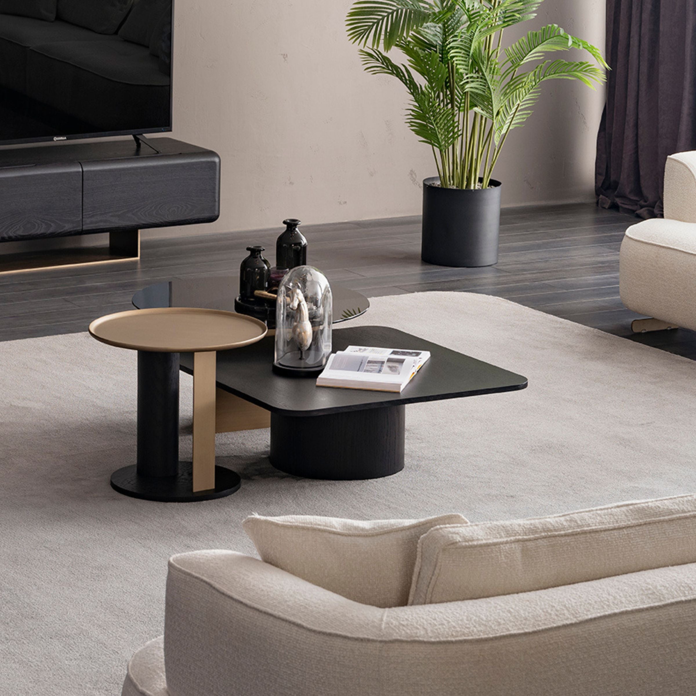 Grande Side Table ORXGRND-ST55 - Side Tables - ebarza Furniture UAE | Shop Modern Furniture in Abu Dhabi & Dubai - مفروشات ايبازرا في الامارات | تسوق اثاث عصري وديكورات مميزة في دبي وابوظبي