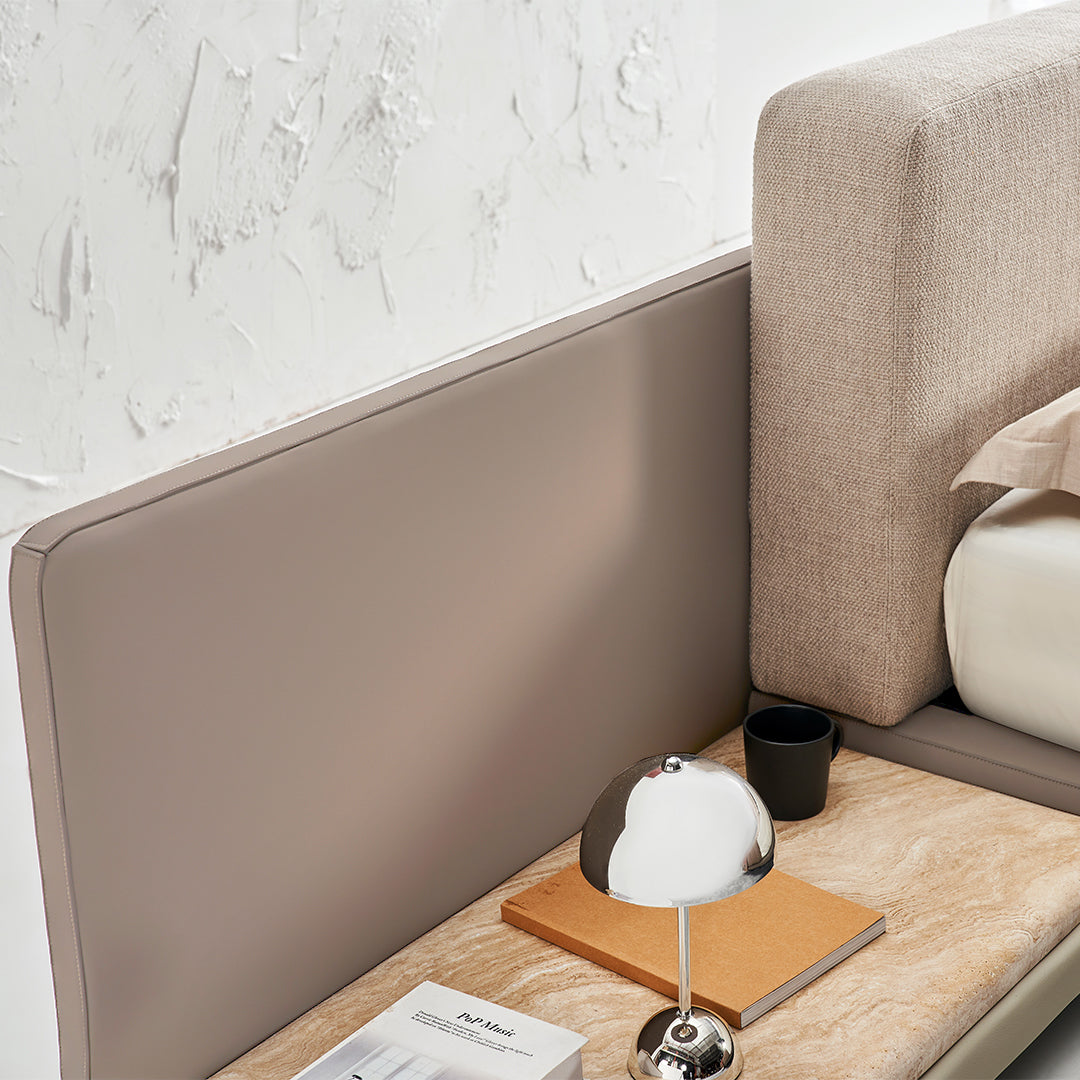 Pre-order 25 Days Delivery Avenor Suspended King Size Bedstead - SF091 - Bedsteads - ebarza Furniture UAE | Shop Modern Furniture in Abu Dhabi & Dubai - مفروشات ايبازرا في الامارات | تسوق اثاث عصري وديكورات مميزة في دبي وابوظبي