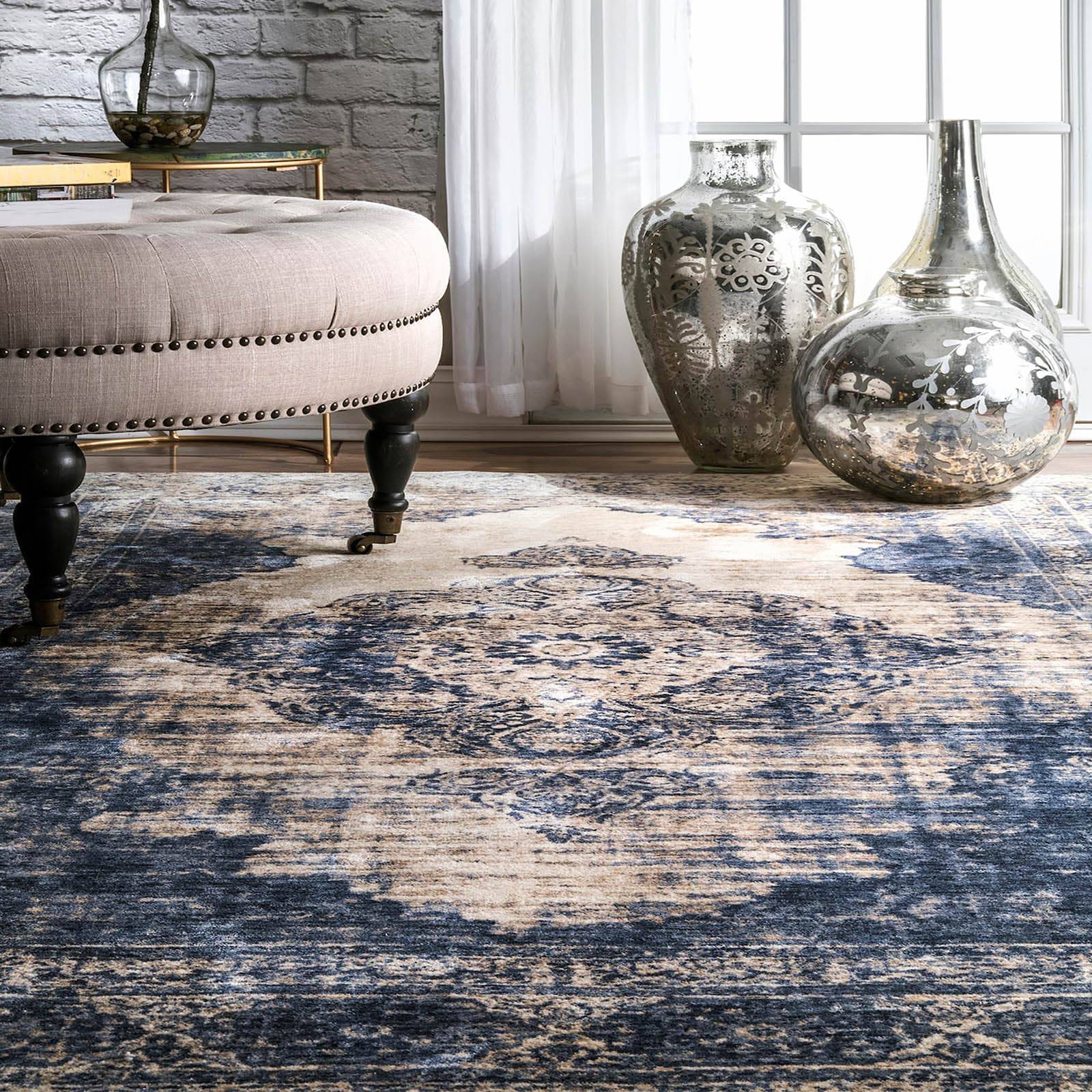 450X300 Cm Handmade Rug Jh-20010B-Grand - Rugs - ebarza Furniture UAE | Shop Modern Furniture in Abu Dhabi & Dubai - مفروشات ايبازرا في الامارات | تسوق اثاث عصري وديكورات مميزة في دبي وابوظبي