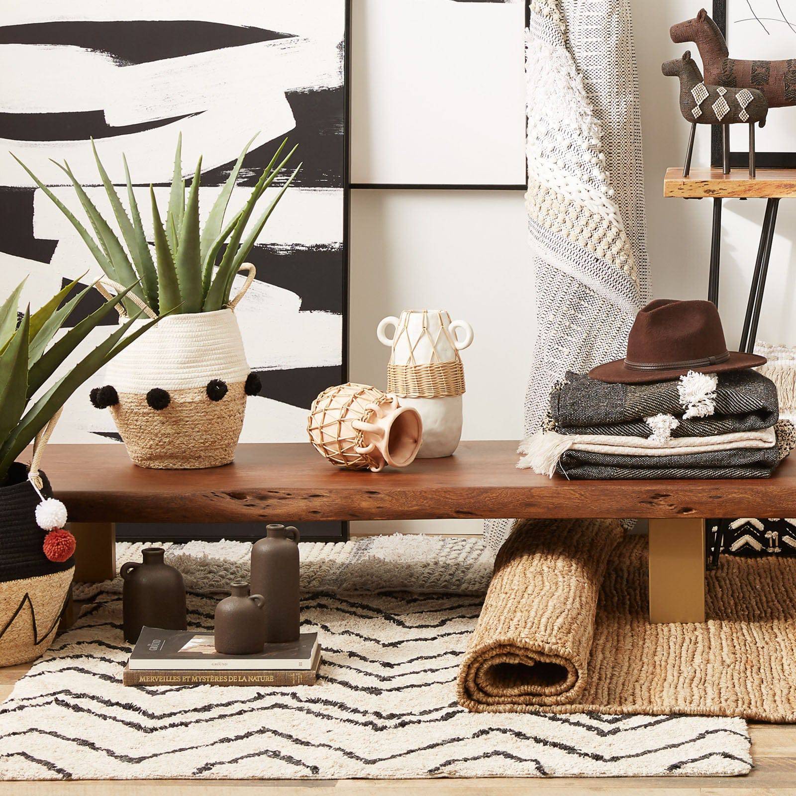 450X300 Cm Handmade Wool Rug Jh-2876-Grande - Rugs - ebarza Furniture UAE | Shop Modern Furniture in Abu Dhabi & Dubai - مفروشات ايبازرا في الامارات | تسوق اثاث عصري وديكورات مميزة في دبي وابوظبي