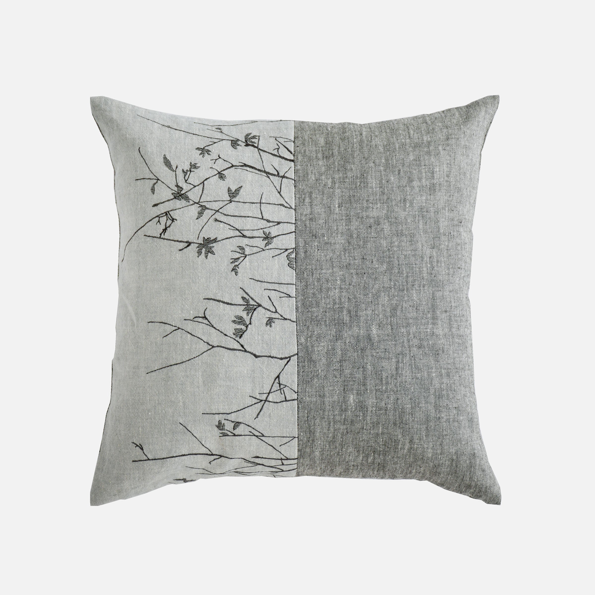 45*45 Yaji embroidery cushion - ECC089 - Cushions - ebarza Furniture UAE | Shop Modern Furniture in Abu Dhabi & Dubai - مفروشات ايبازرا في الامارات | تسوق اثاث عصري وديكورات مميزة في دبي وابوظبي