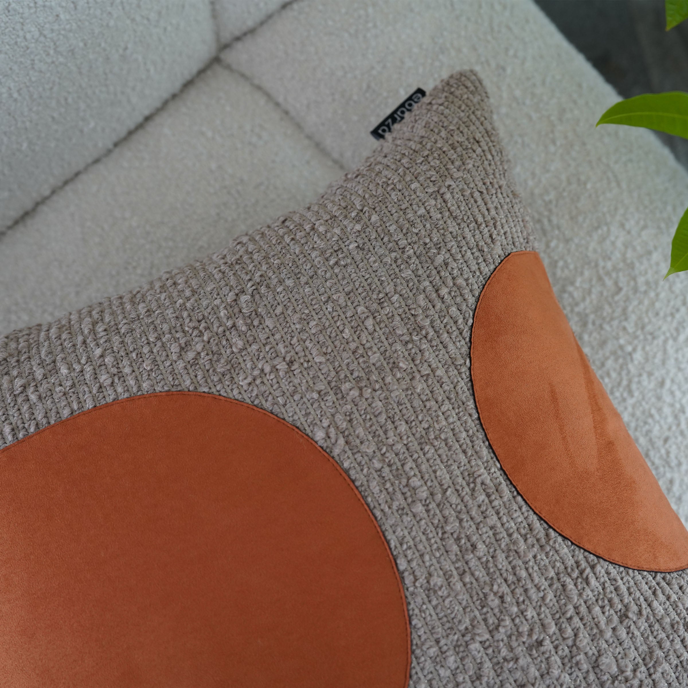 45*45cm Ebarza Buck Patchwork Cushion ECC134 - Cushions - ebarza Furniture UAE | Shop Modern Furniture in Abu Dhabi & Dubai - مفروشات ايبازرا في الامارات | تسوق اثاث عصري وديكورات مميزة في دبي وابوظبي