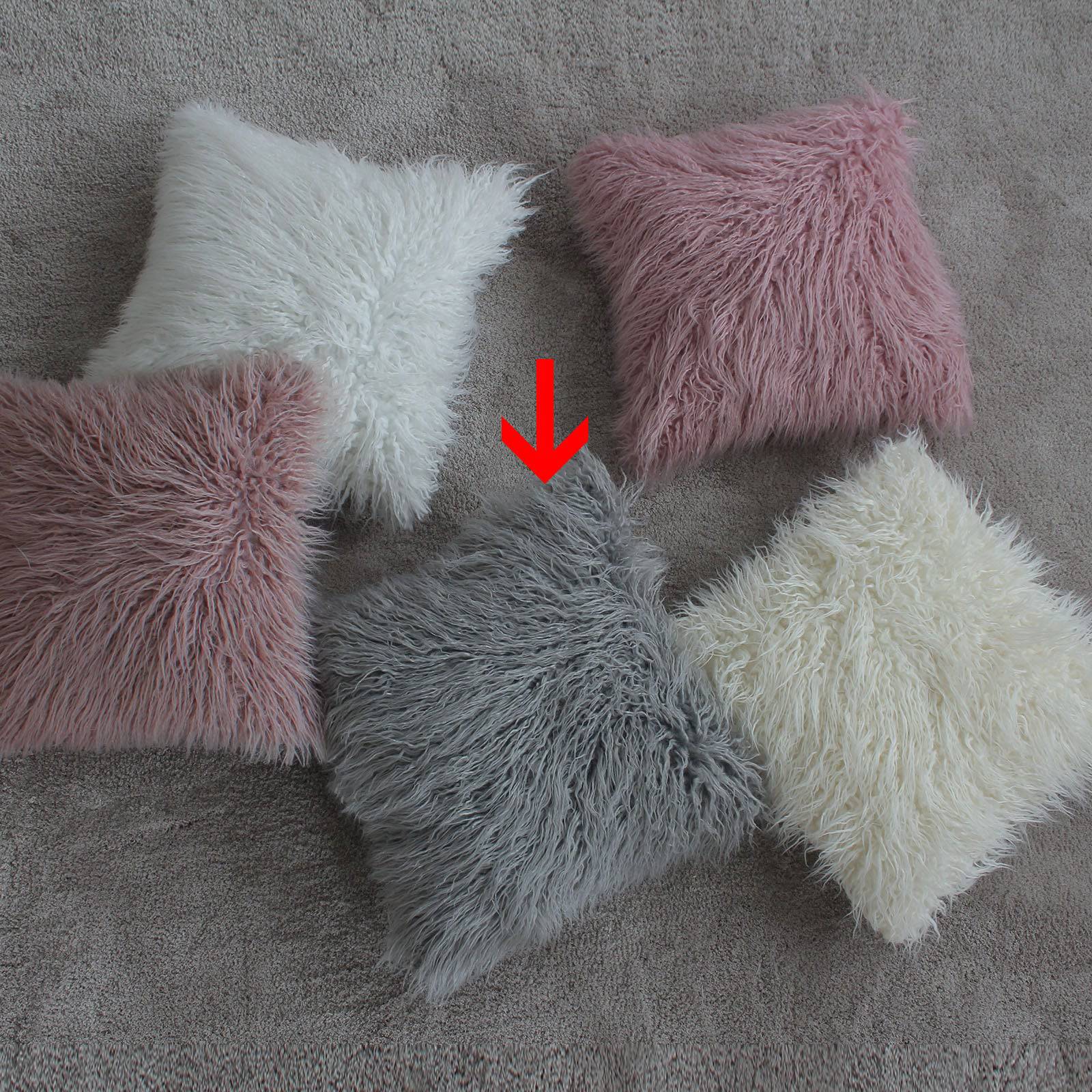 45X45 Cm Cushion Cover 1840-002-02-Grey - Cushions - ebarza Furniture UAE | Shop Modern Furniture in Abu Dhabi & Dubai - مفروشات ايبازرا في الامارات | تسوق اثاث عصري وديكورات مميزة في دبي وابوظبي