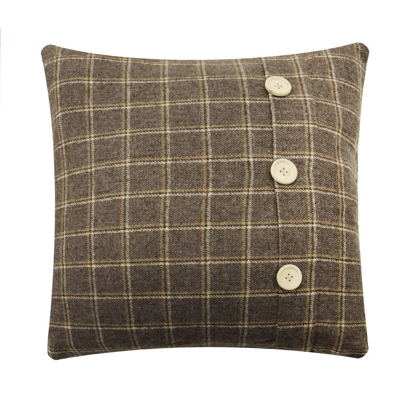 45X45 Cm Cushion Cover 1890A-013-Brown - Cushions - ebarza Furniture UAE | Shop Modern Furniture in Abu Dhabi & Dubai - مفروشات ايبازرا في الامارات | تسوق اثاث عصري وديكورات مميزة في دبي وابوظبي
