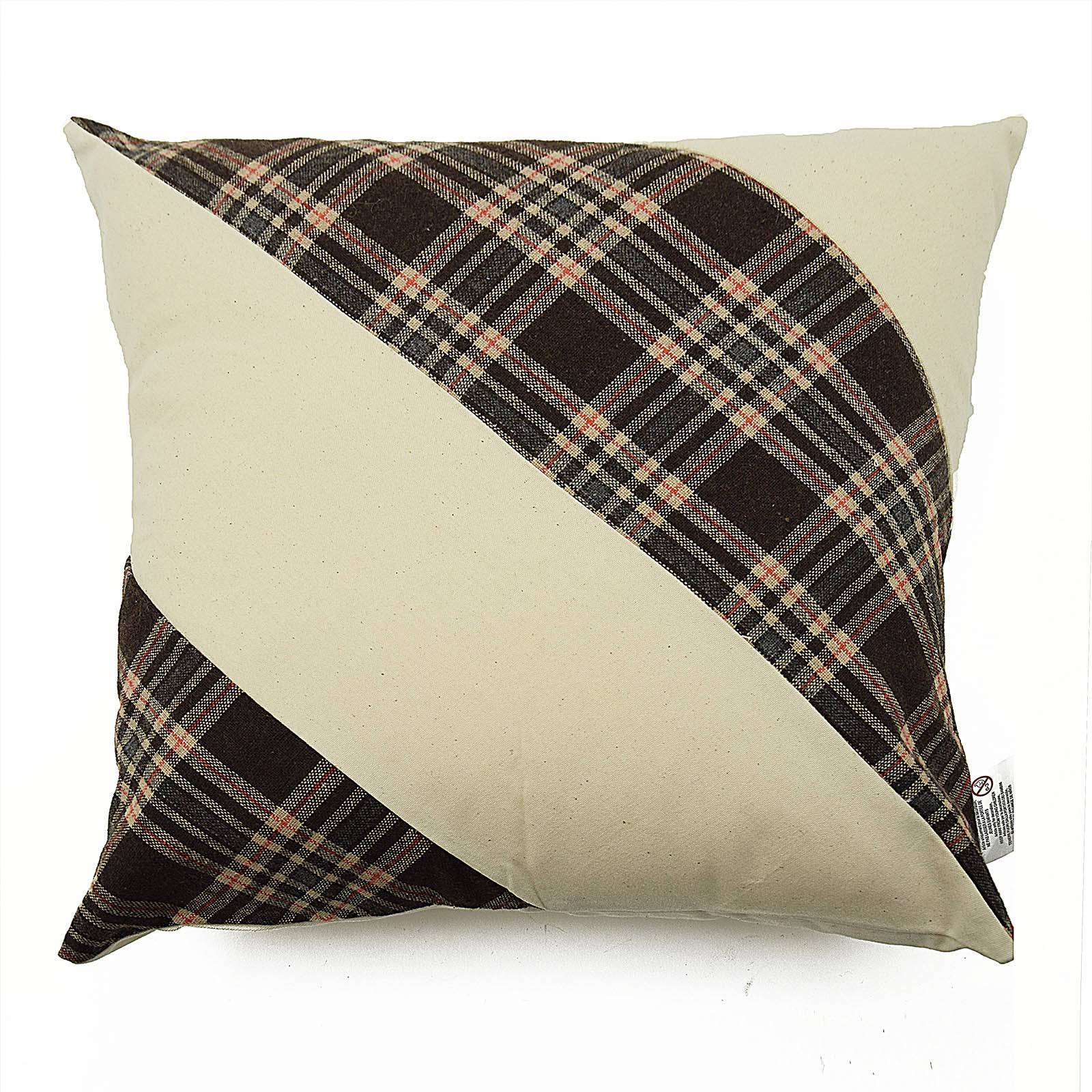 45X45 Cm Cushion Cover T18107 - Cushions - ebarza Furniture UAE | Shop Modern Furniture in Abu Dhabi & Dubai - مفروشات ايبازرا في الامارات | تسوق اثاث عصري وديكورات مميزة في دبي وابوظبي