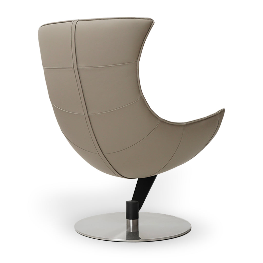 JIATAI SWIVEL Lounge Chair F-2039-Beige - Lounge Chairs - ebarza Furniture UAE | Shop Modern Furniture in Abu Dhabi & Dubai - مفروشات ايبازرا في الامارات | تسوق اثاث عصري وديكورات مميزة في دبي وابوظبي
