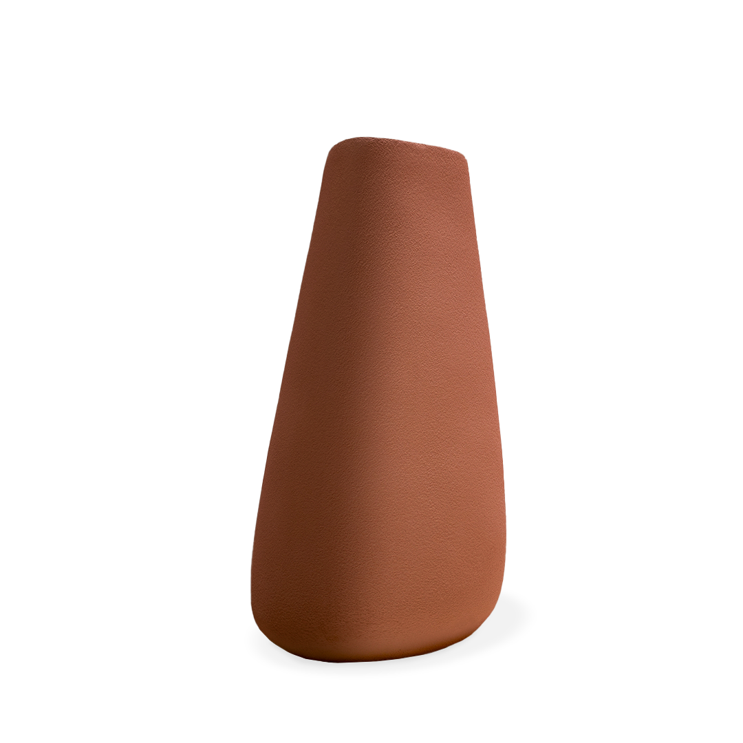 Set Of 3 Outdoor/Indoor Fiberglass Concrete Planter Box Xk-8177A+B+C - Clay Color - Planter Boxes - ebarza Furniture UAE | Shop Modern Furniture in Abu Dhabi & Dubai - مفروشات ايبازرا في الامارات | تسوق اثاث عصري وديكورات مميزة في دبي وابوظبي