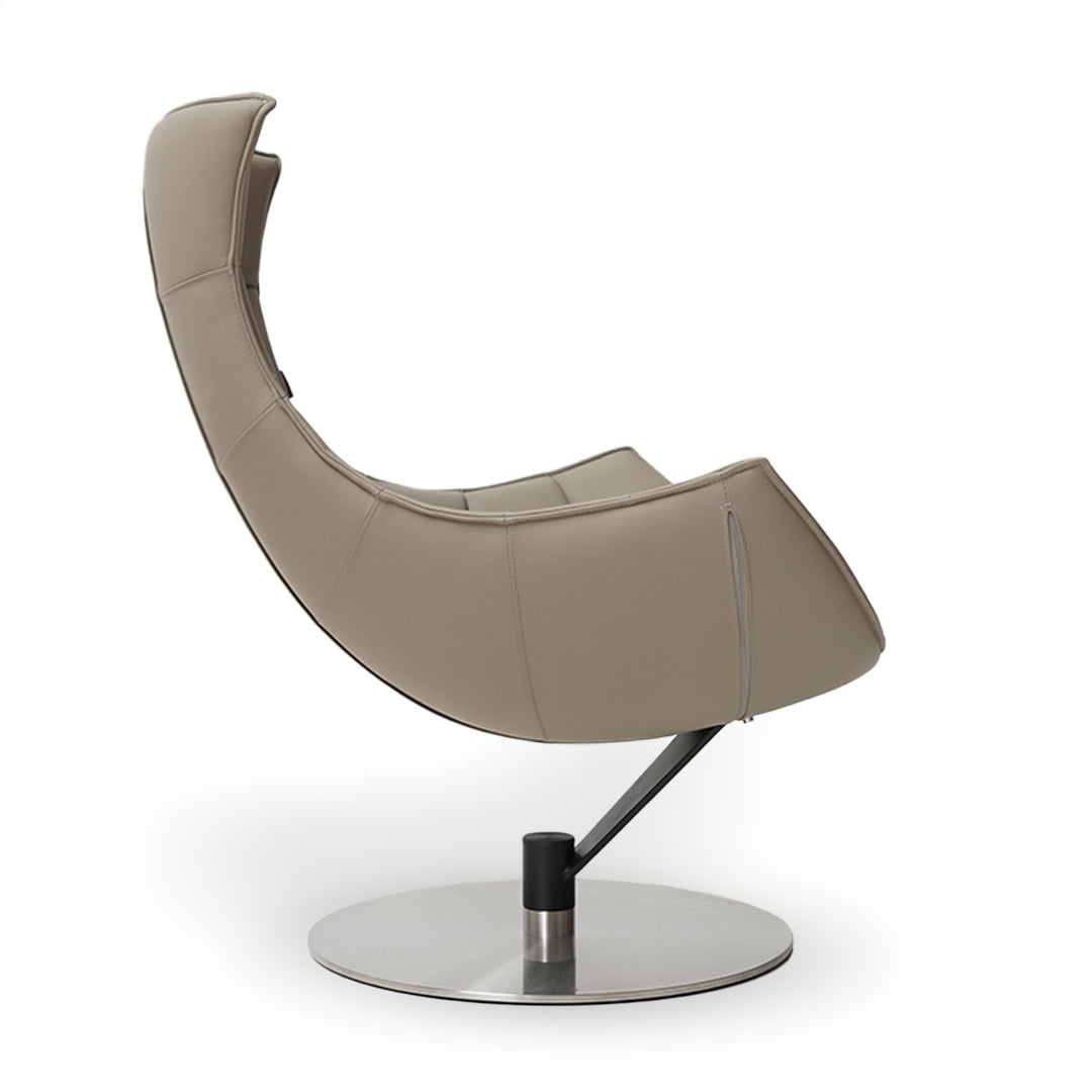 JIATAI SWIVEL Lounge Chair F-2039-Beige - Lounge Chairs - ebarza Furniture UAE | Shop Modern Furniture in Abu Dhabi & Dubai - مفروشات ايبازرا في الامارات | تسوق اثاث عصري وديكورات مميزة في دبي وابوظبي