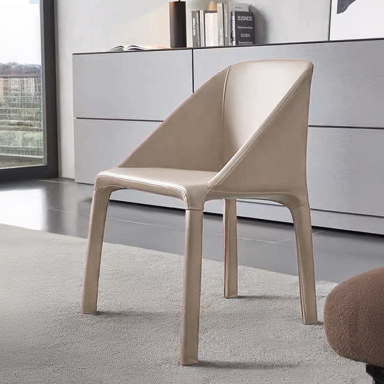 Valencia Dining Chair MLL-B11-KHAKI - Chairs - ebarza Furniture UAE | Shop Modern Furniture in Abu Dhabi & Dubai - مفروشات ايبازرا في الامارات | تسوق اثاث عصري وديكورات مميزة في دبي وابوظبي