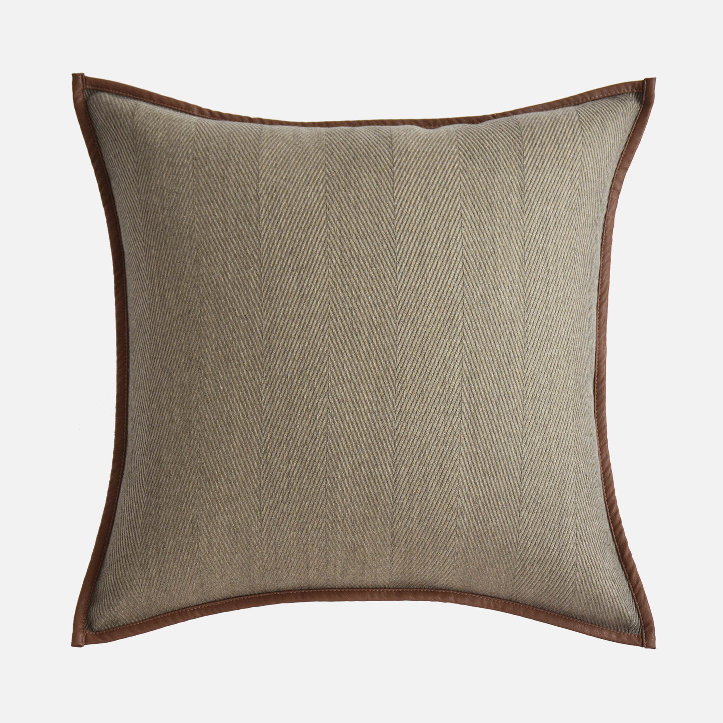 60*60 Nelson Wool Blend Cushion - ECC082 - Cushions - ebarza Furniture UAE | Shop Modern Furniture in Abu Dhabi & Dubai - مفروشات ايبازرا في الامارات | تسوق اثاث عصري وديكورات مميزة في دبي وابوظبي