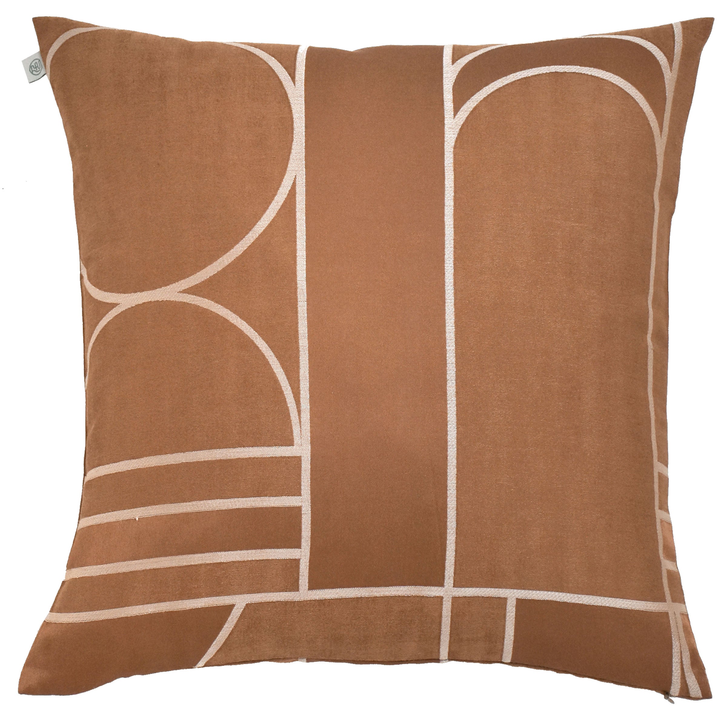 60X60 Cm Ebarza Mondrian Jacquard Cushion ECC058 - Cushions - ebarza Furniture UAE | Shop Modern Furniture in Abu Dhabi & Dubai - مفروشات ايبازرا في الامارات | تسوق اثاث عصري وديكورات مميزة في دبي وابوظبي