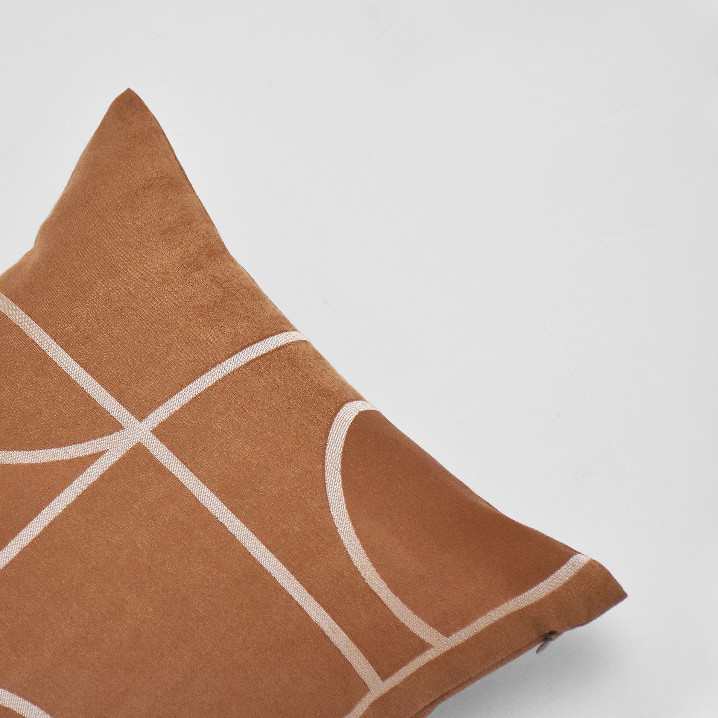 60X60 Cm Ebarza Mondrian Jacquard Cushion ECC058 - Cushions - ebarza Furniture UAE | Shop Modern Furniture in Abu Dhabi & Dubai - مفروشات ايبازرا في الامارات | تسوق اثاث عصري وديكورات مميزة في دبي وابوظبي