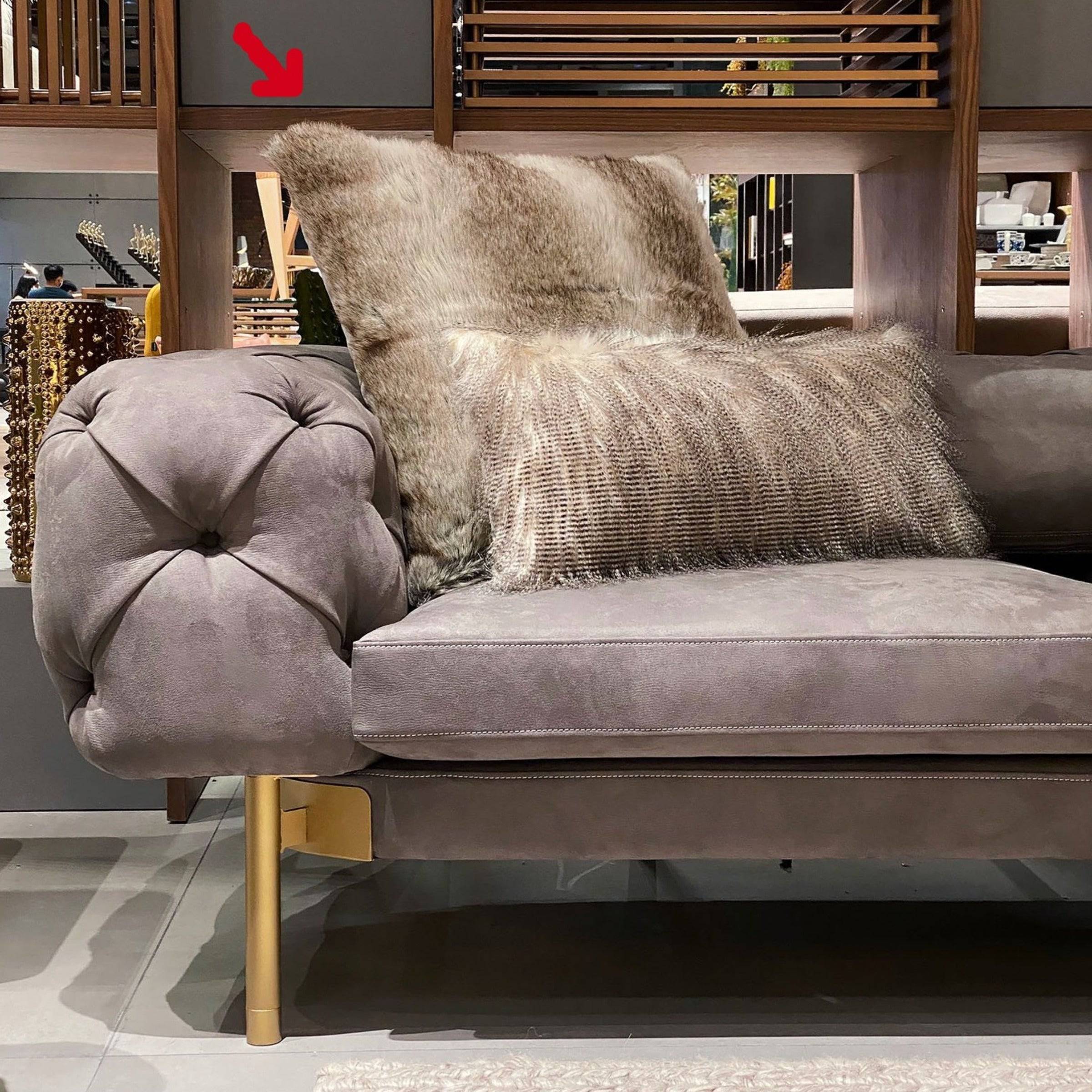 60X60 Cm Cushion Cover 2301-007 - Cushions - ebarza Furniture UAE | Shop Modern Furniture in Abu Dhabi & Dubai - مفروشات ايبازرا في الامارات | تسوق اثاث عصري وديكورات مميزة في دبي وابوظبي