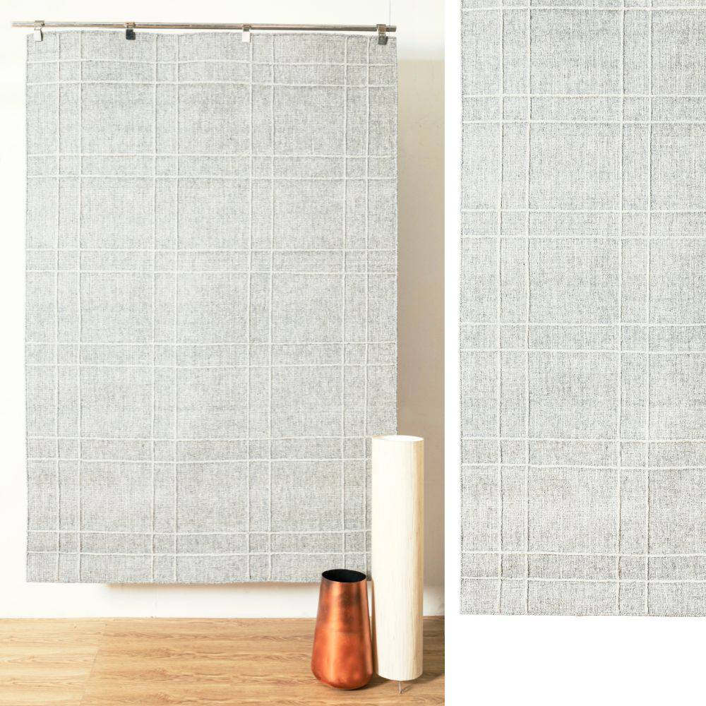 60X90 Cm Hand Woven Wool Rug Ryna-Ryn-01-Xs - Rugs - ebarza Furniture UAE | Shop Modern Furniture in Abu Dhabi & Dubai - مفروشات ايبازرا في الامارات | تسوق اثاث عصري وديكورات مميزة في دبي وابوظبي