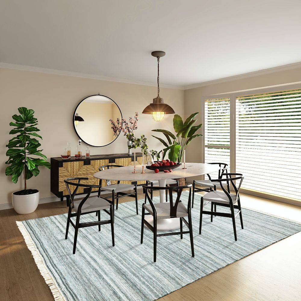 60X90 Cm Outdoor/ Indoor Hand Woven Rug Belonia-Bln-19-Xs - Rugs - ebarza Furniture UAE | Shop Modern Furniture in Abu Dhabi & Dubai - مفروشات ايبازرا في الامارات | تسوق اثاث عصري وديكورات مميزة في دبي وابوظبي