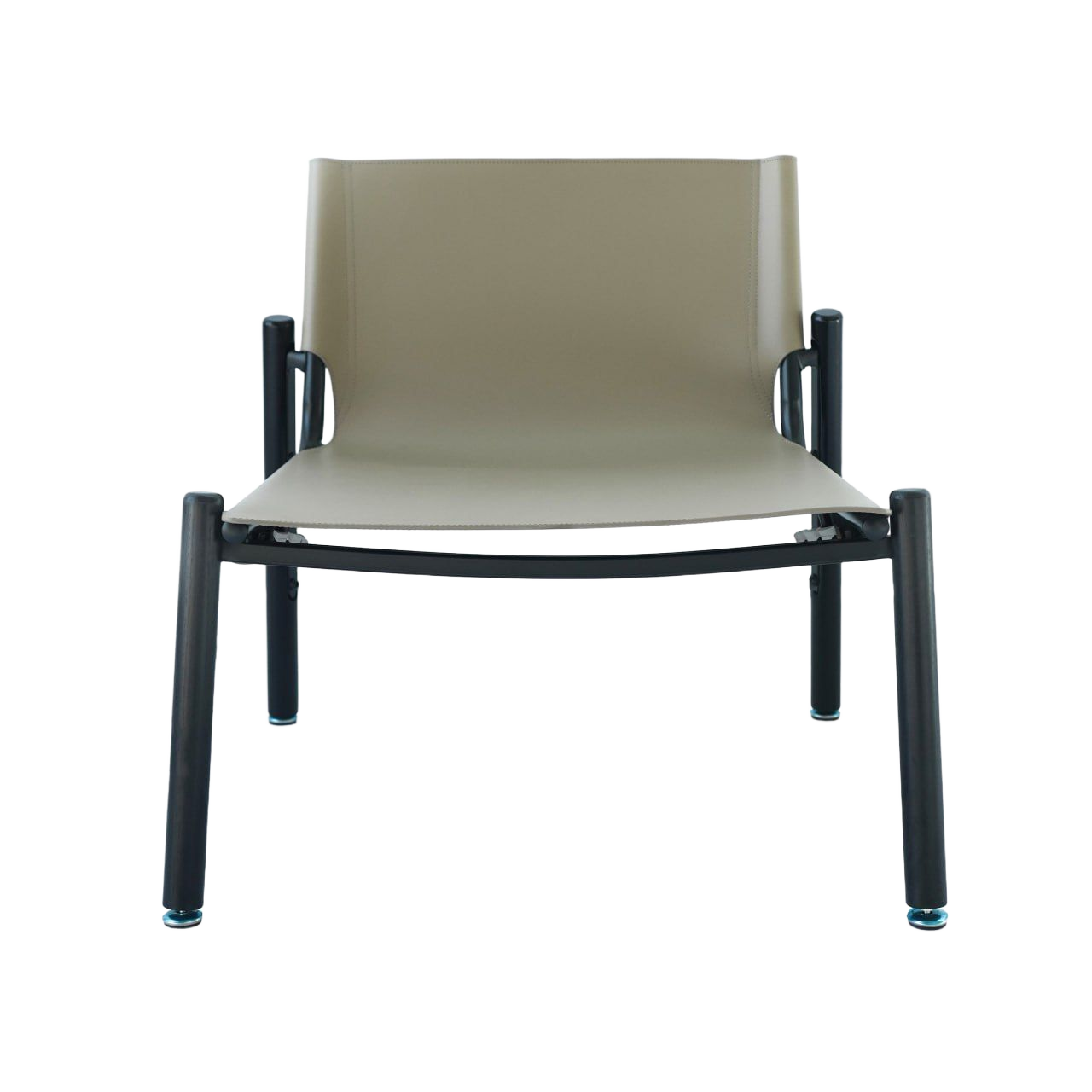 Beige Saddle Leather Lounge Chair LC027 - Lounge Chairs - ebarza Furniture UAE | Shop Modern Furniture in Abu Dhabi & Dubai - مفروشات ايبازرا في الامارات | تسوق اثاث عصري وديكورات مميزة في دبي وابوظبي