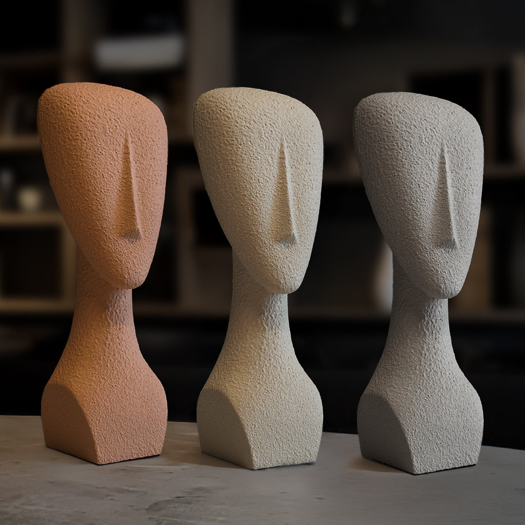 Table SCULPTURE - HTD-CML15009-1-Clay - Home Decor Figurines - ebarza Furniture UAE | Shop Modern Furniture in Abu Dhabi & Dubai - مفروشات ايبازرا في الامارات | تسوق اثاث عصري وديكورات مميزة في دبي وابوظبي