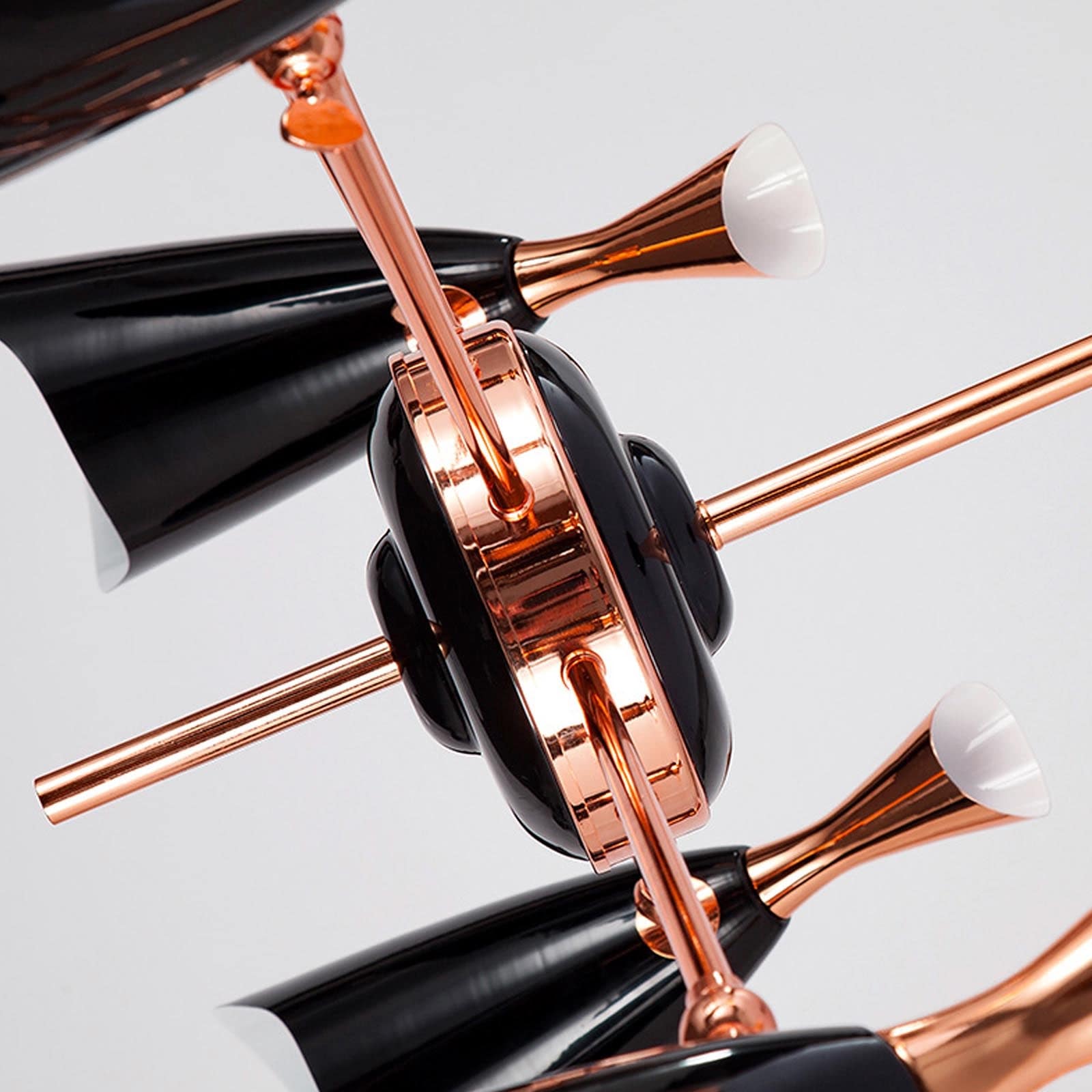 8 Heads Mid Century Pendant Lamp Cy-New-012 Rg - Pendant Lamps - ebarza Furniture UAE | Shop Modern Furniture in Abu Dhabi & Dubai - مفروشات ايبازرا في الامارات | تسوق اثاث عصري وديكورات مميزة في دبي وابوظبي