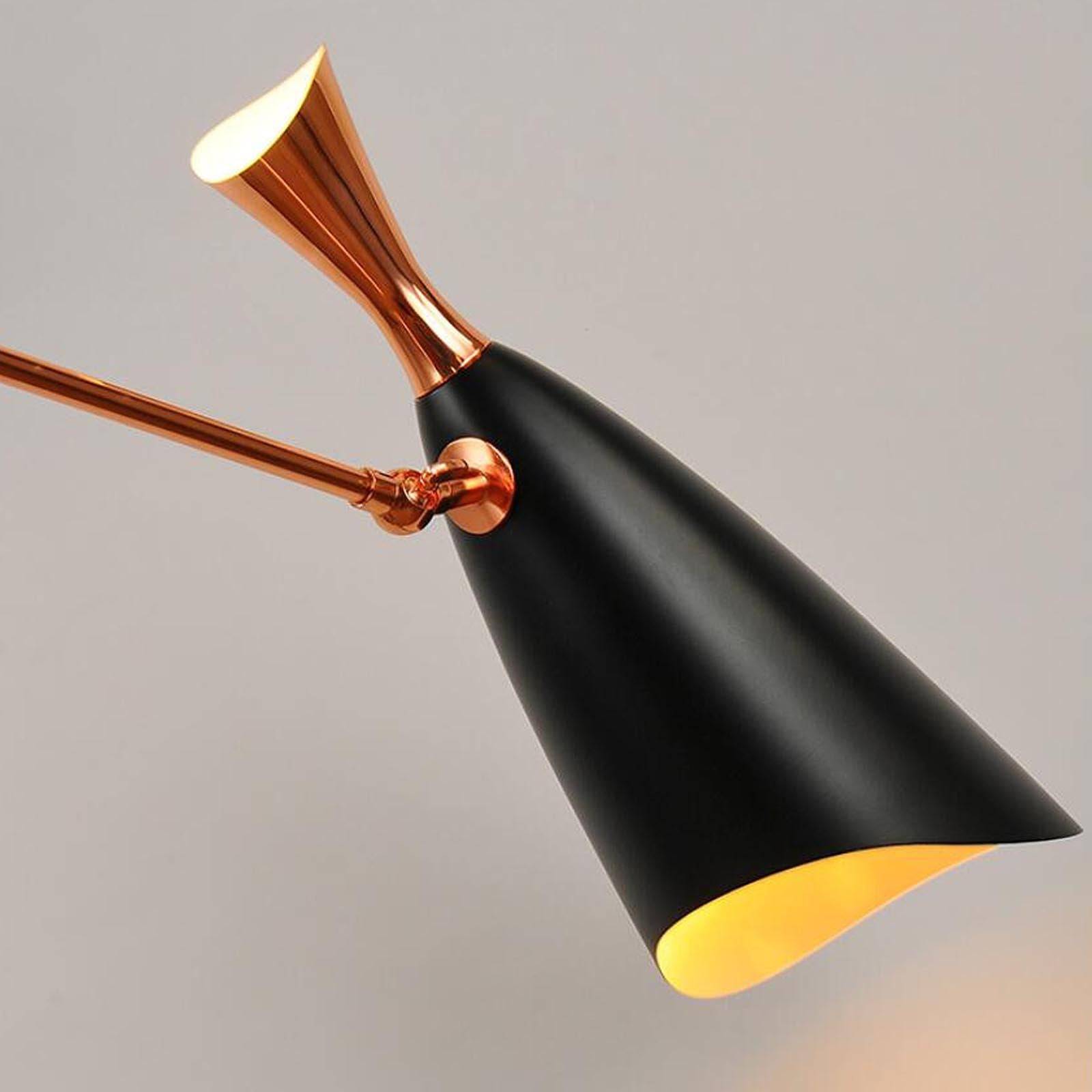 8 Heads Mid Century Pendant Lamp Cy-New-012 Rg - Pendant Lamps - ebarza Furniture UAE | Shop Modern Furniture in Abu Dhabi & Dubai - مفروشات ايبازرا في الامارات | تسوق اثاث عصري وديكورات مميزة في دبي وابوظبي