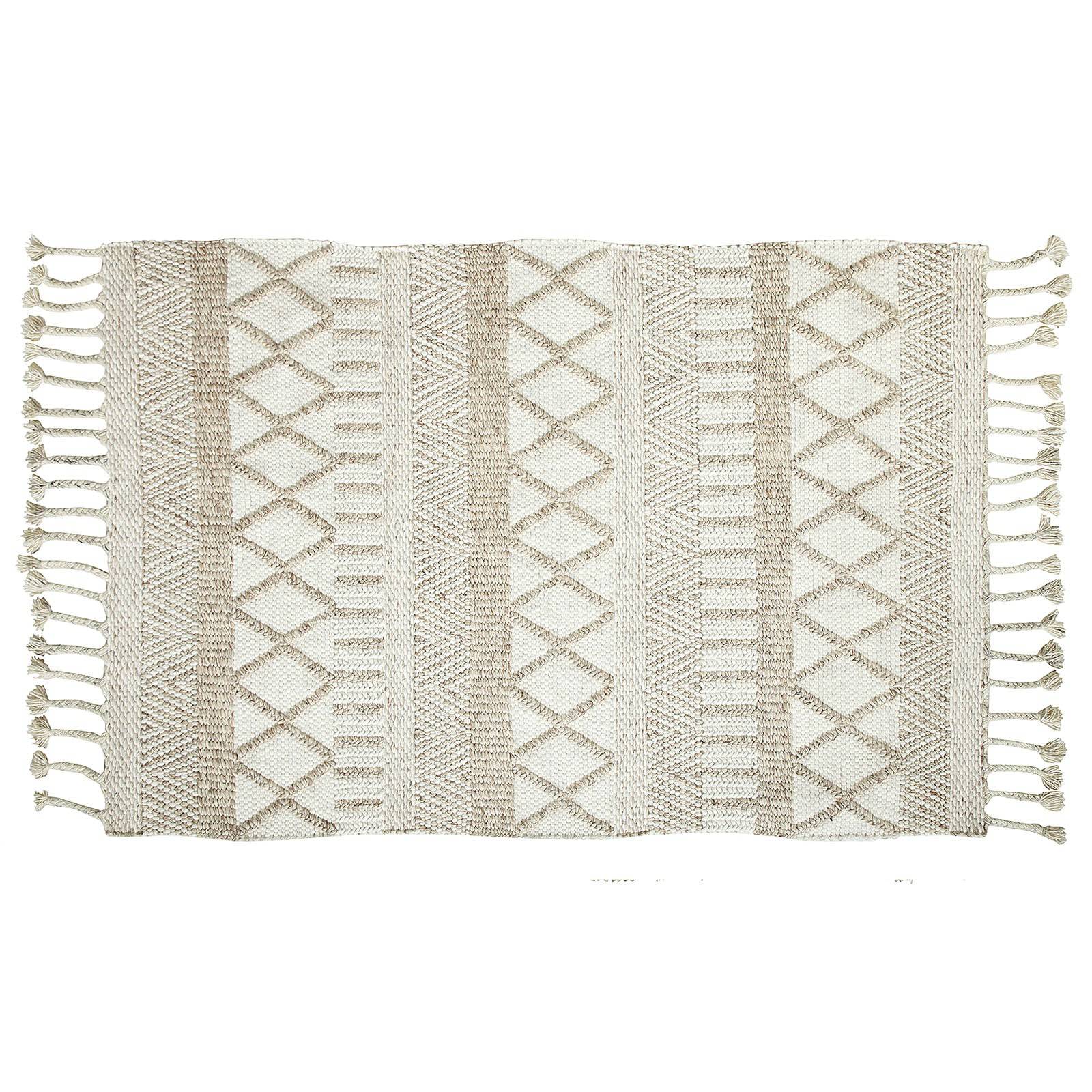 90X130 Cm Catalina Handmade Wool Rug Catalina-Cl-01-S - Rugs - ebarza Furniture UAE | Shop Modern Furniture in Abu Dhabi & Dubai - مفروشات ايبازرا في الامارات | تسوق اثاث عصري وديكورات مميزة في دبي وابوظبي