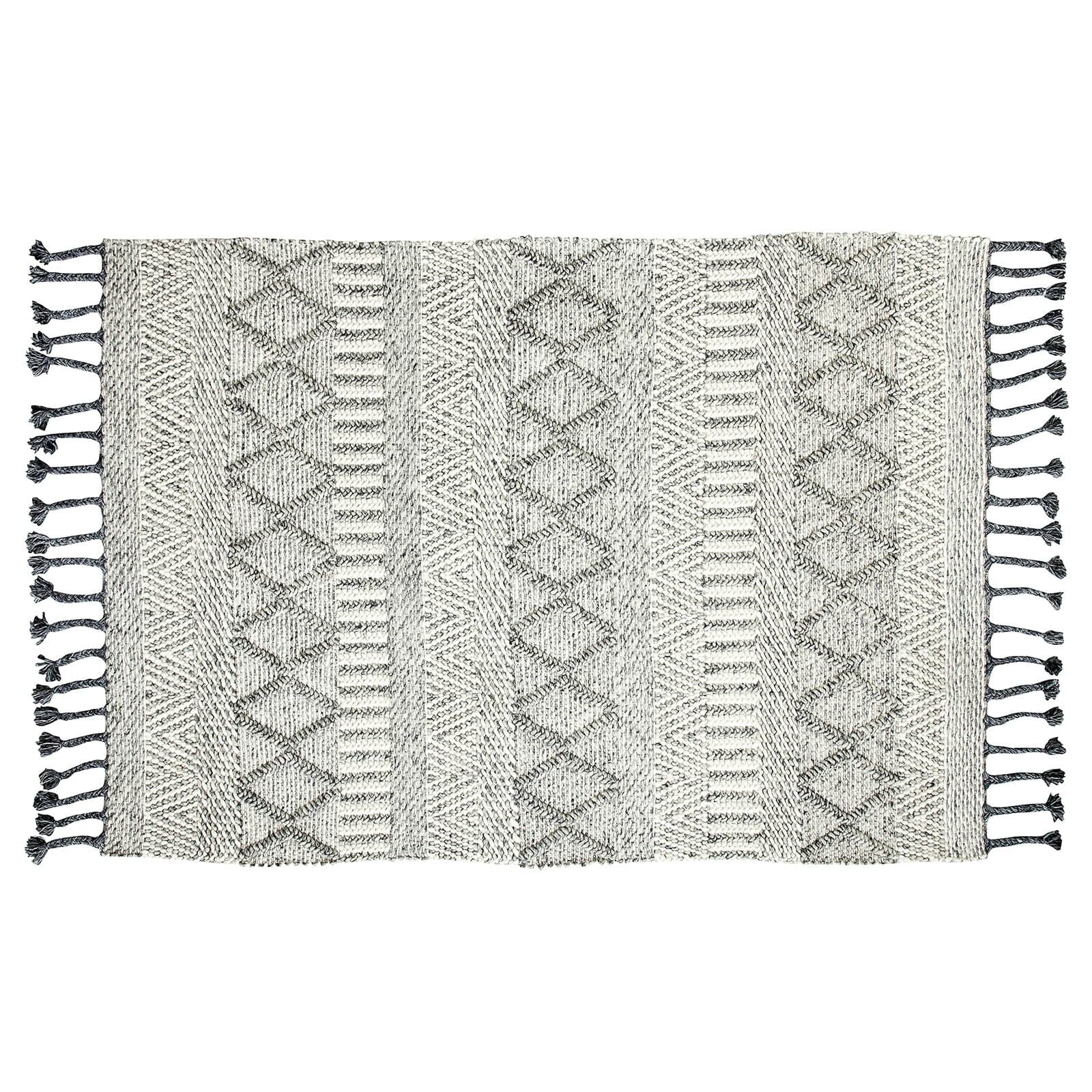 90X130 Cm Catalina Handmade Wool Rug Catalina-Cl-19-S - Rugs - ebarza Furniture UAE | Shop Modern Furniture in Abu Dhabi & Dubai - مفروشات ايبازرا في الامارات | تسوق اثاث عصري وديكورات مميزة في دبي وابوظبي