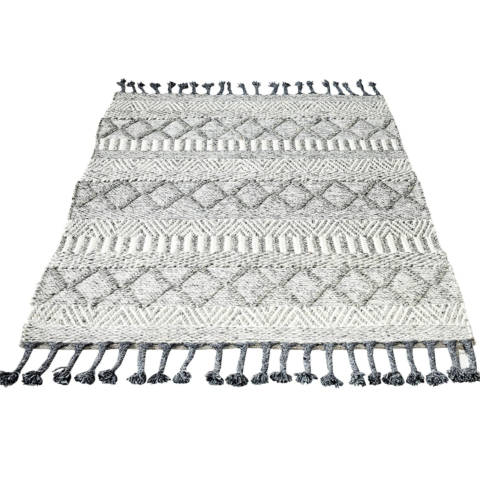 90X130 Cm Catalina Handmade Wool Rug Catalina-Cl-19-S - Rugs - ebarza Furniture UAE | Shop Modern Furniture in Abu Dhabi & Dubai - مفروشات ايبازرا في الامارات | تسوق اثاث عصري وديكورات مميزة في دبي وابوظبي