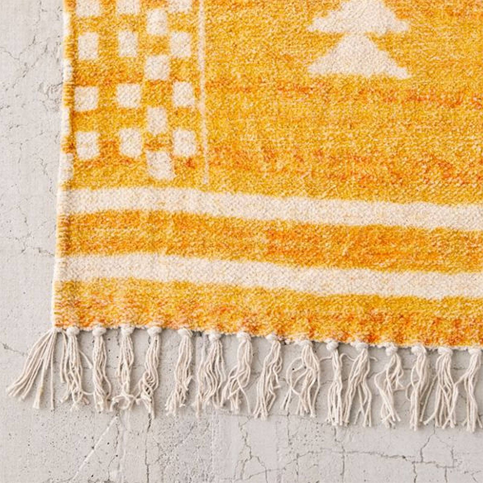 90X130 Cm Handmade Rug Jh-2705-S - Rugs - ebarza Furniture UAE | Shop Modern Furniture in Abu Dhabi & Dubai - مفروشات ايبازرا في الامارات | تسوق اثاث عصري وديكورات مميزة في دبي وابوظبي