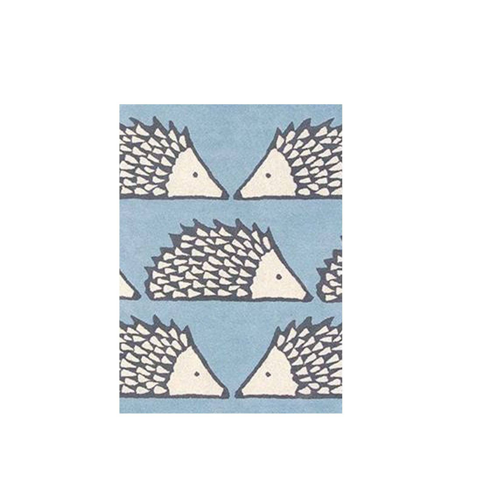 90X130 Cm Handmade Wool Rug Jh-20522-Blue-M - Rugs - ebarza Furniture UAE | Shop Modern Furniture in Abu Dhabi & Dubai - مفروشات ايبازرا في الامارات | تسوق اثاث عصري وديكورات مميزة في دبي وابوظبي